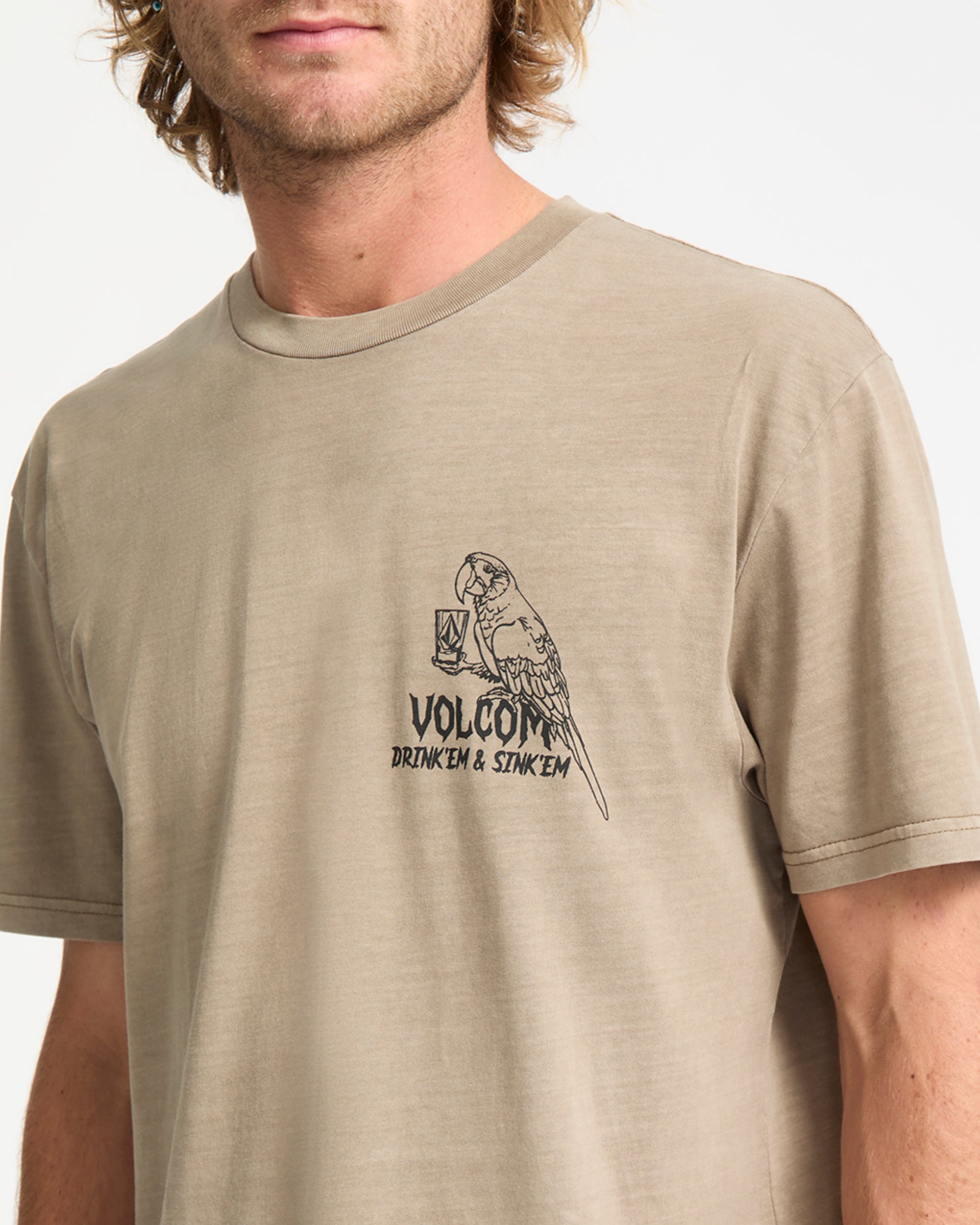 Liquor Locker T-Shirt - Brindle - Men - Volcom EU – Volcom Europe