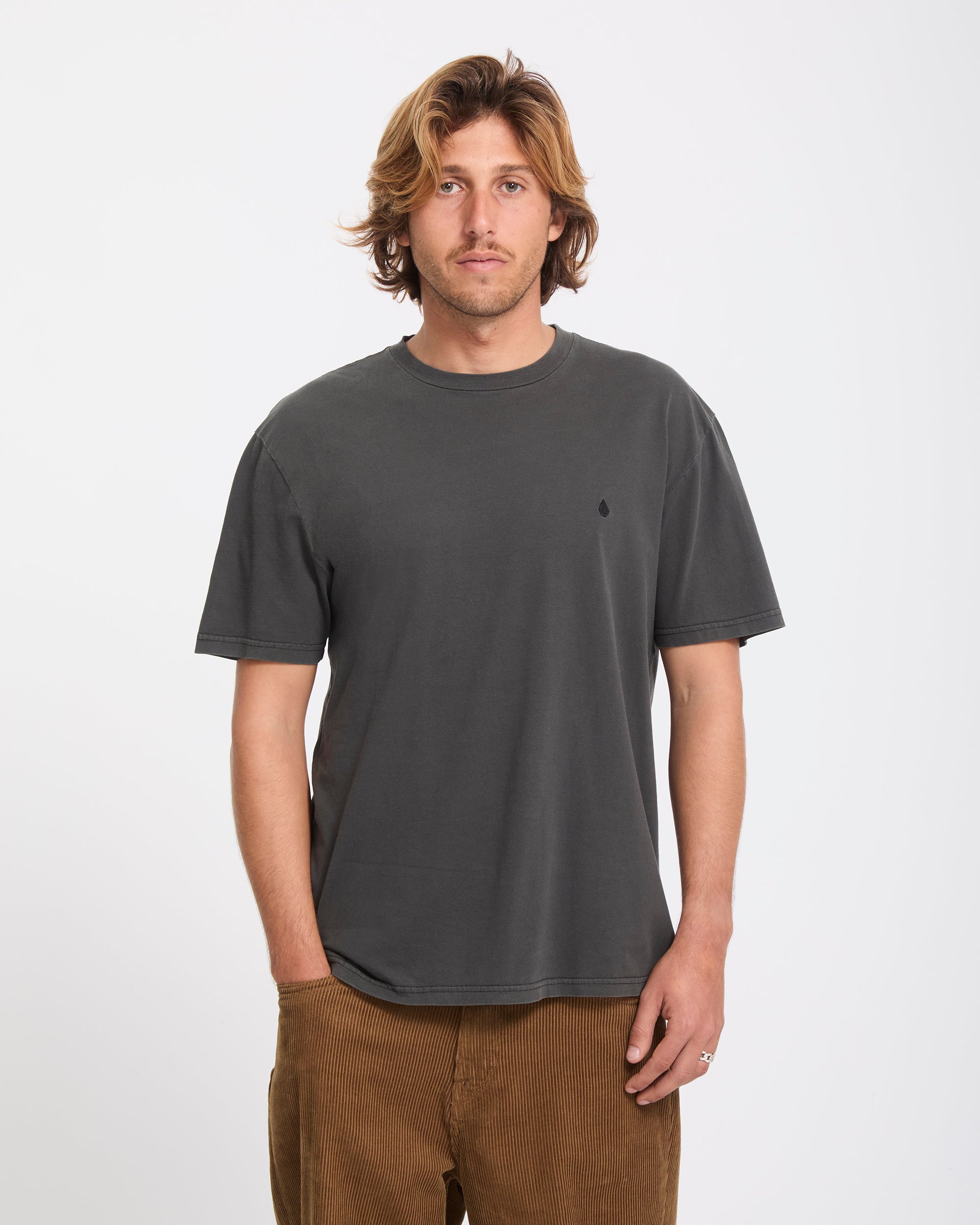 Solid Stone T-Shirt - Black - Men - Volcom EU – Volcom Europe