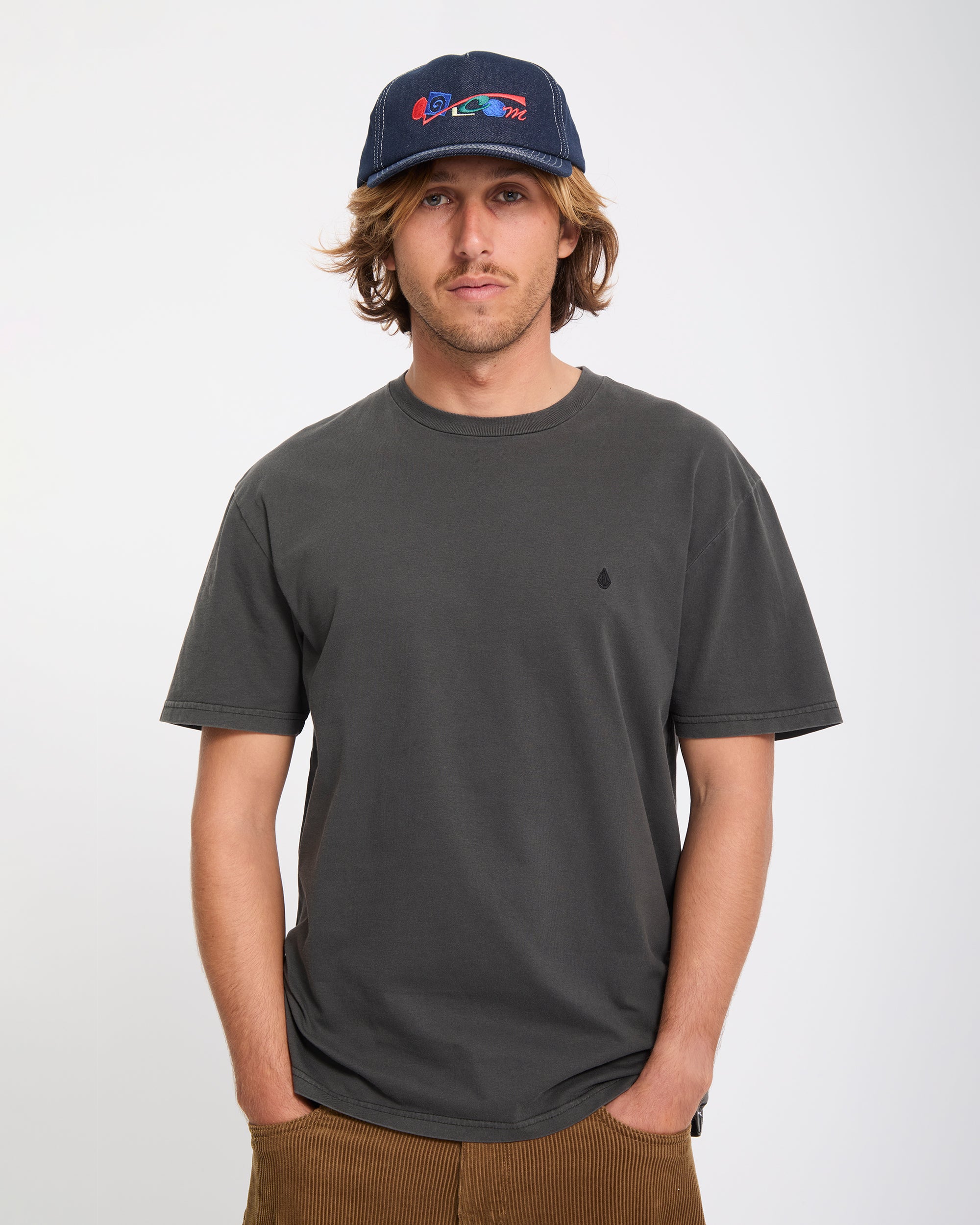 Solid Stone T-Shirt - Black - Men - Volcom EU – Volcom Europe