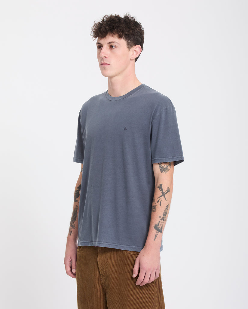 Solid Stone T-Shirt - Storm Blue