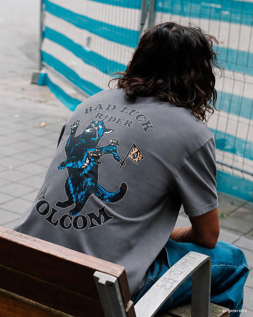 Bad Luck T-Shirt - Storm Blue