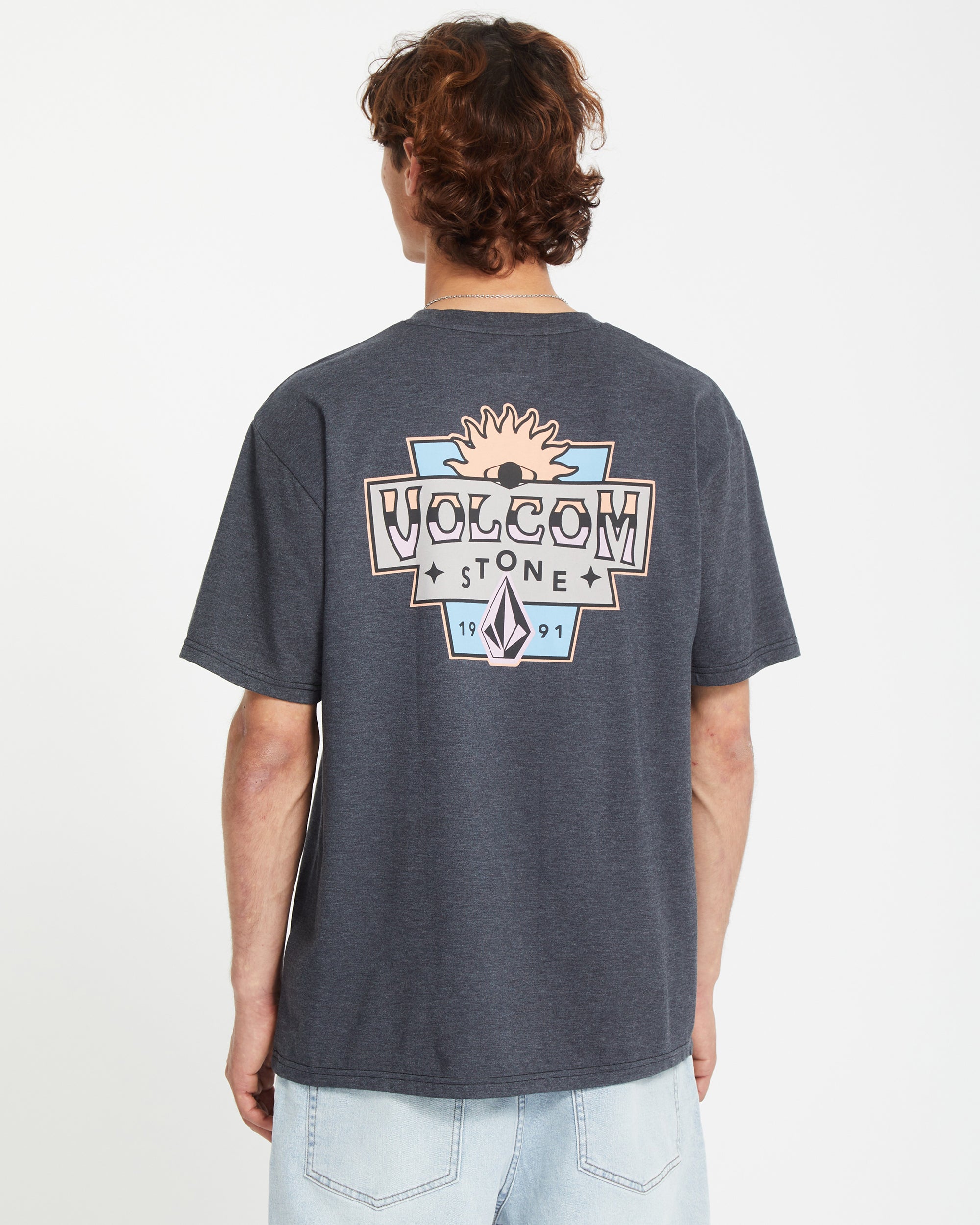 Sure Thing T-shirt - HEATHER BLACK