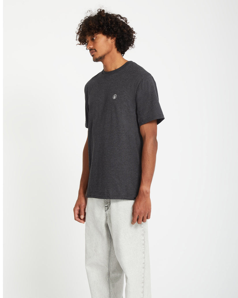 Circle Blanks T-Shirt - Heather Black