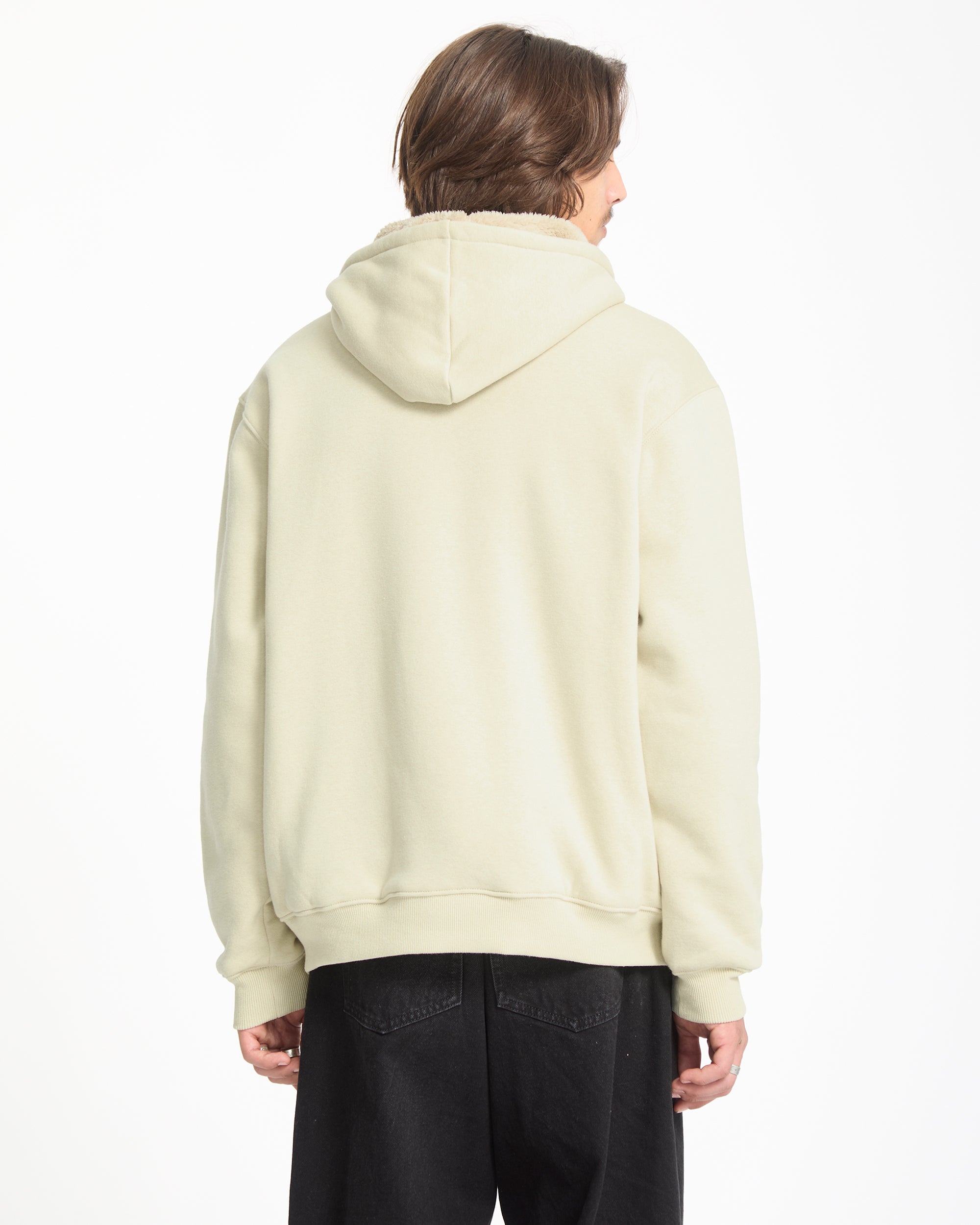 Single Stone Full Zip Hoodie - LIGHT KHAKI - Men - Volcom EU