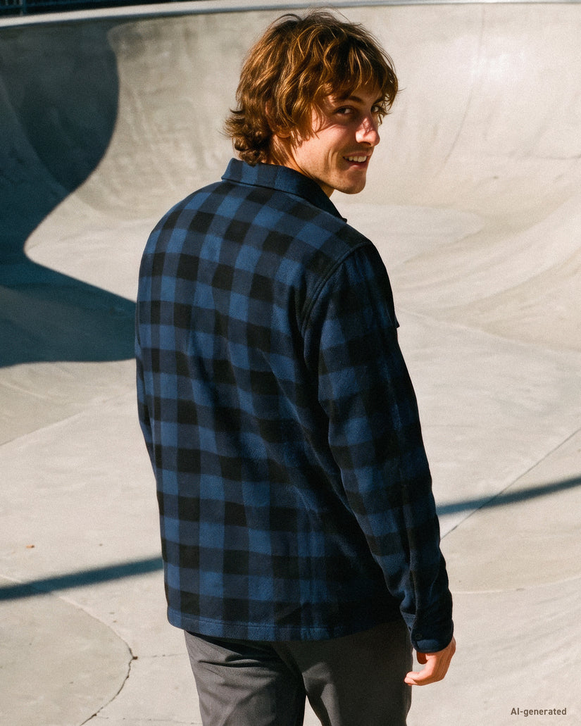 Bowered II Fleece Shirt - Marine