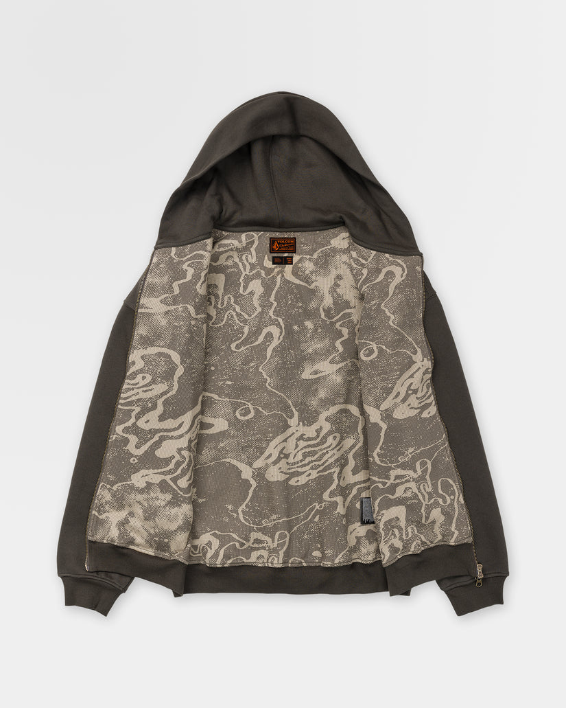 Driggs Zip Up Hoodie - Rinsed Black