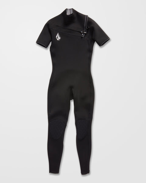 Modulator 2/2Mm Short Sleeve Full Wetsuit - BLACK - Men - Volcom