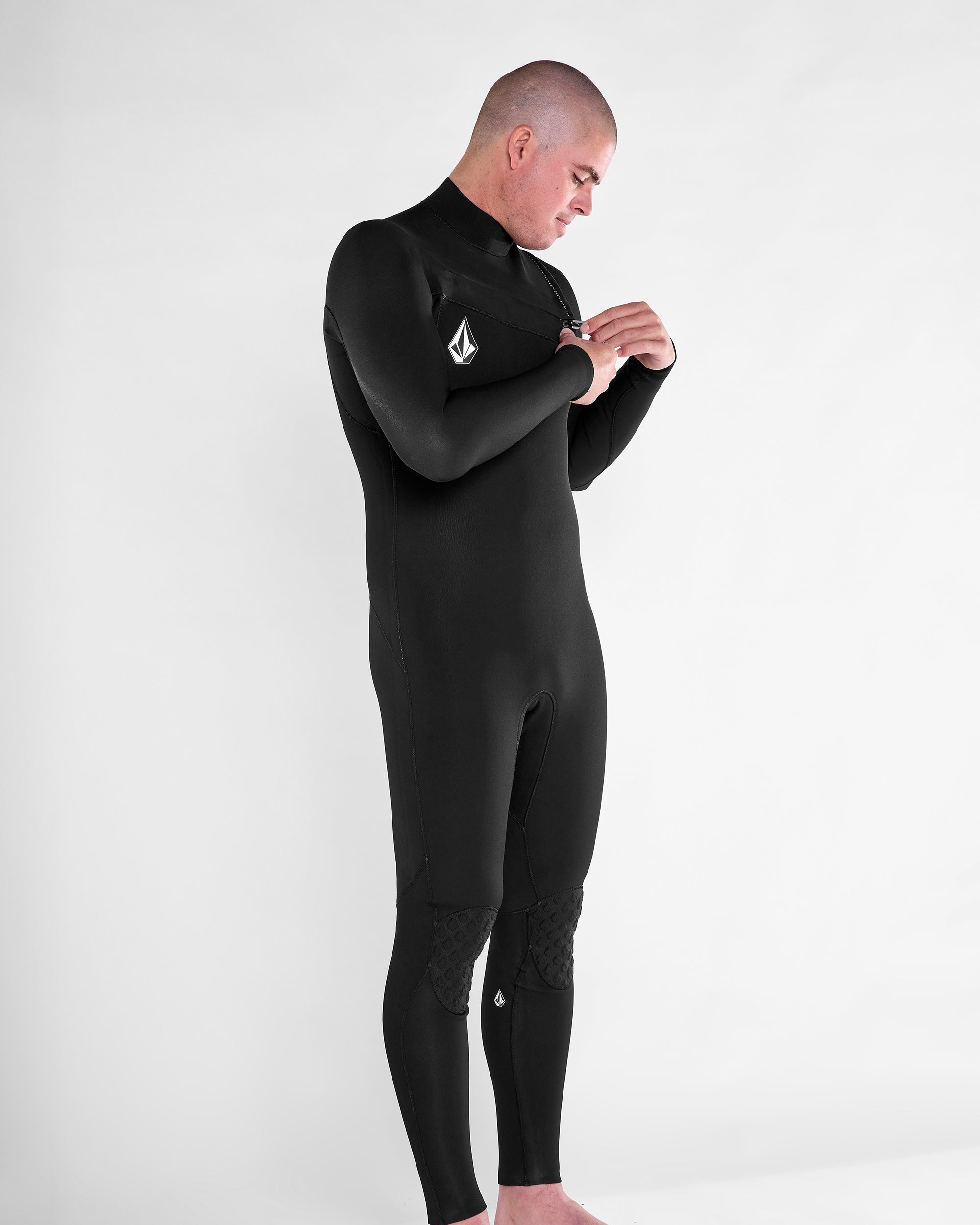 Modulator 4/3Mm Chest Zip Full Wetsuit - Black - Men - Volcom EU