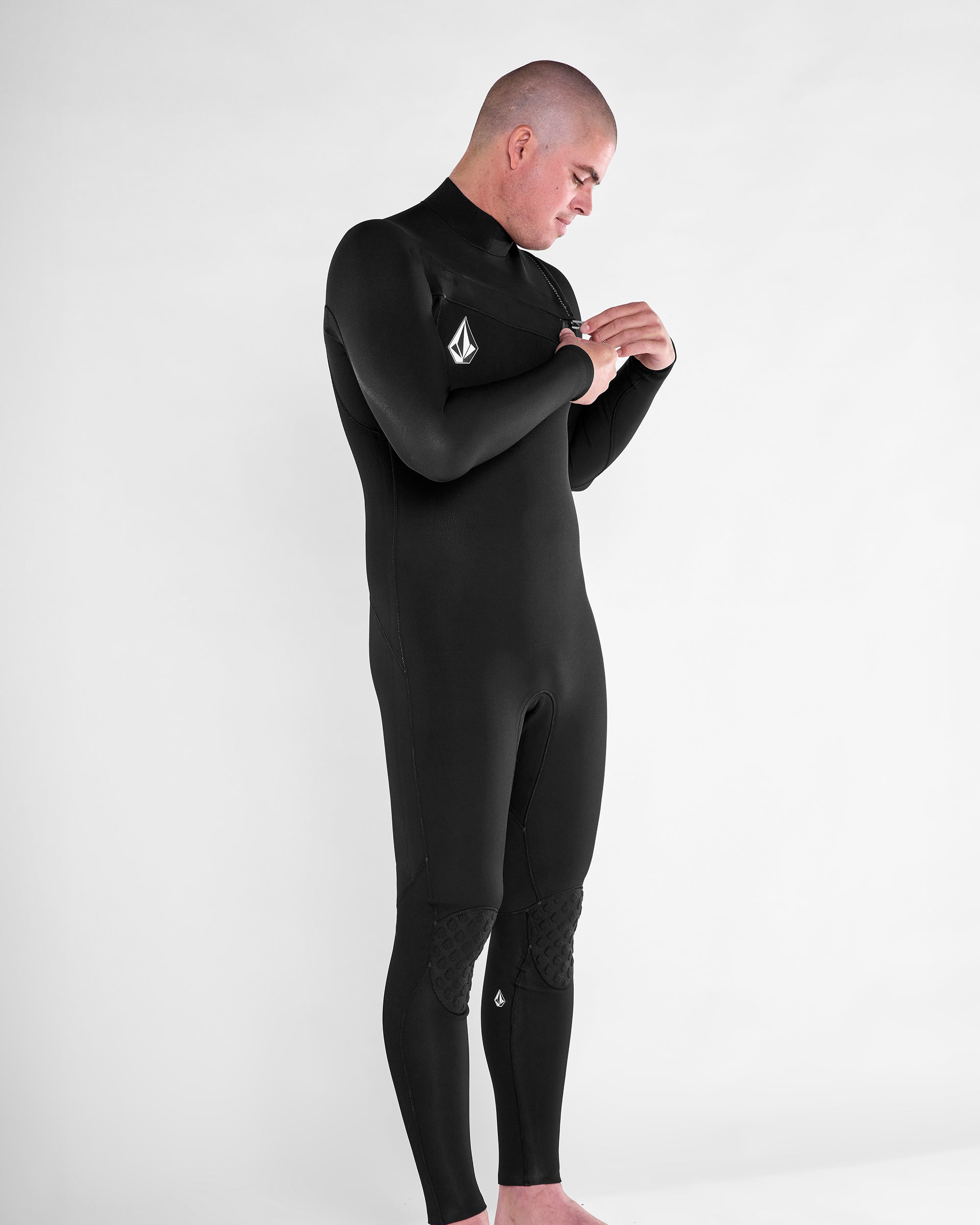Modulator 4/3Mm Chest Zip Full Wetsuit - Black - Men - Volcom EU