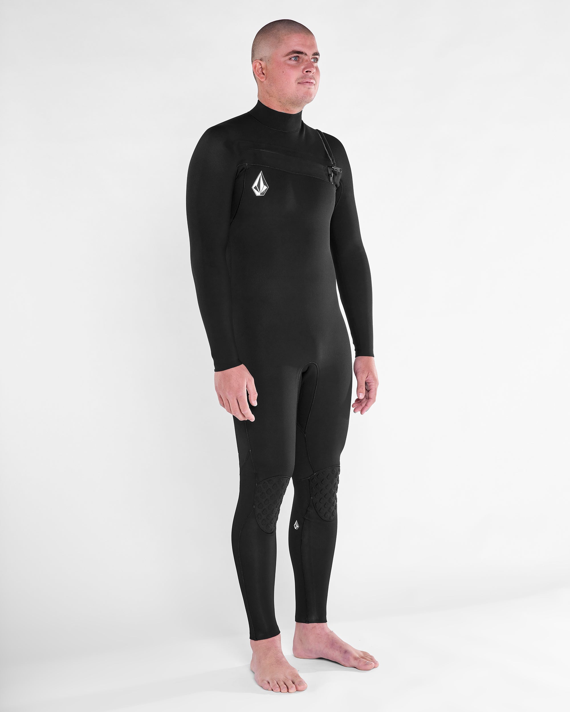 Modulator 4/3Mm Chest Zip Full Wetsuit - Black - Men - Volcom EU