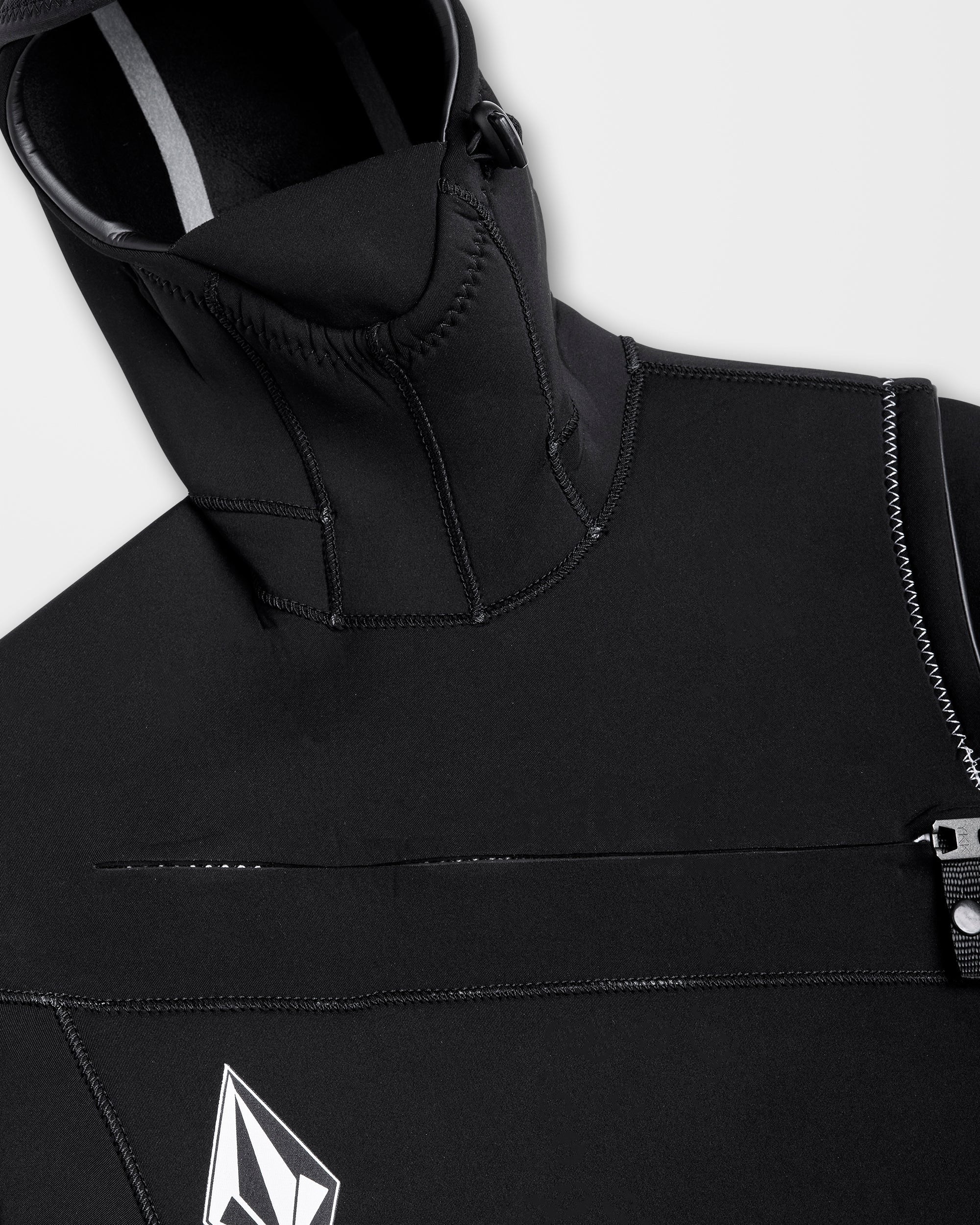 Modulator 4/3Mm Hooded Chest Zip Wetsuit - Black - Men - Volcom EU