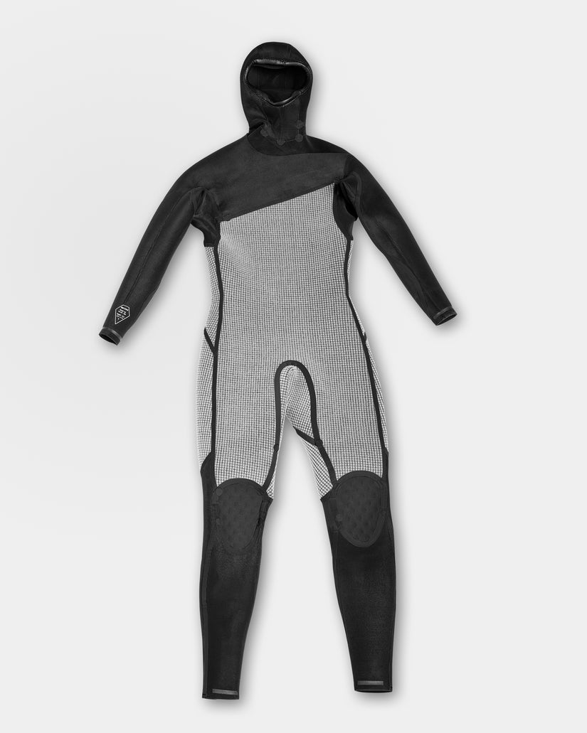 Combinaison de surf Modulator à capuche 4/3Mm zippée poitrine - Black