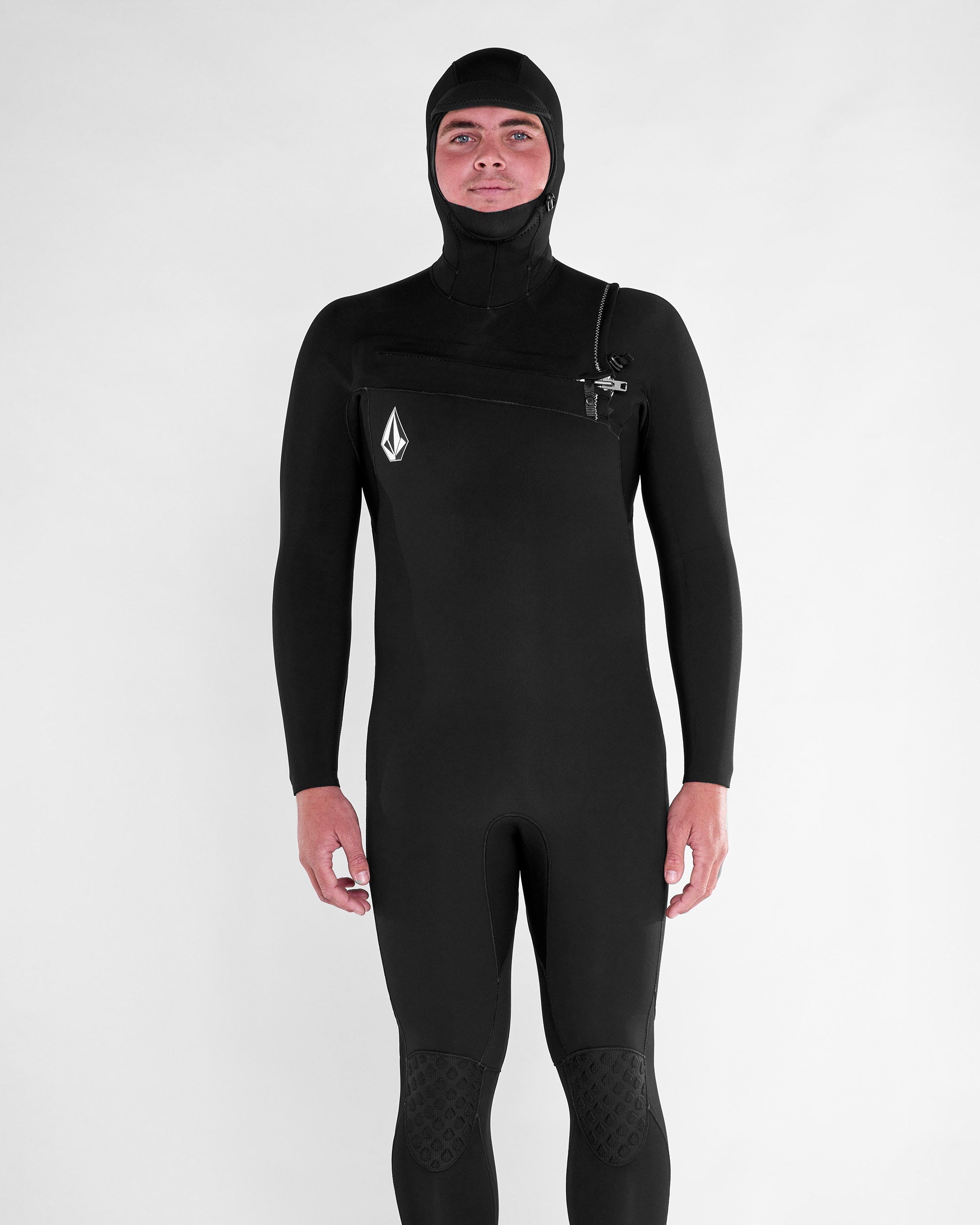 Modulator 5/4/3Mm Hooded Chest zip Wetsuit - BLACK - Men