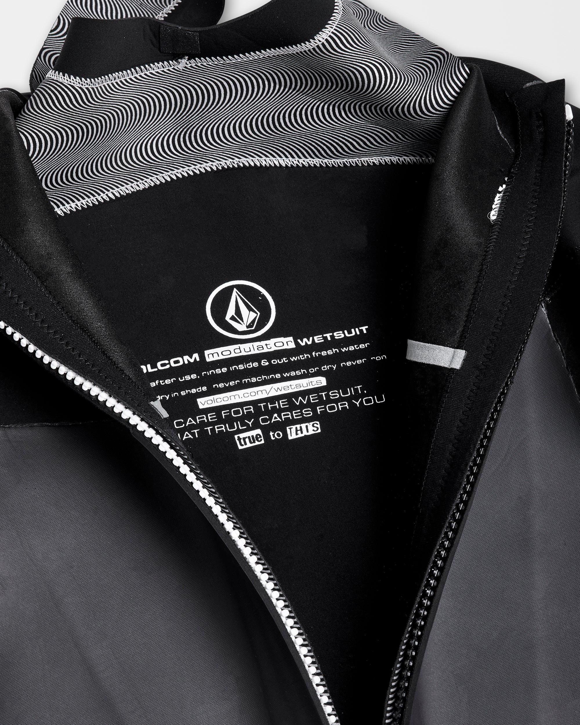 Modulator 3/2Mm Long Sleeve Back Zip Full Wetsuit - Black - Men