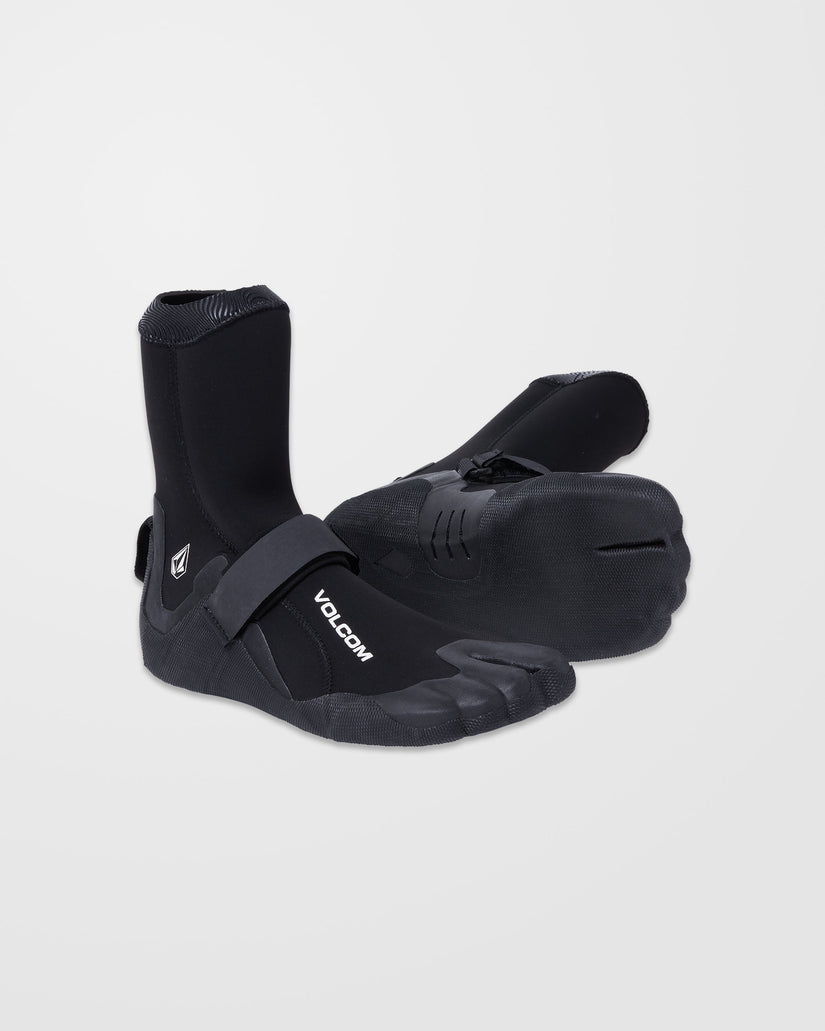 3Mm Split Toe Booties - Black