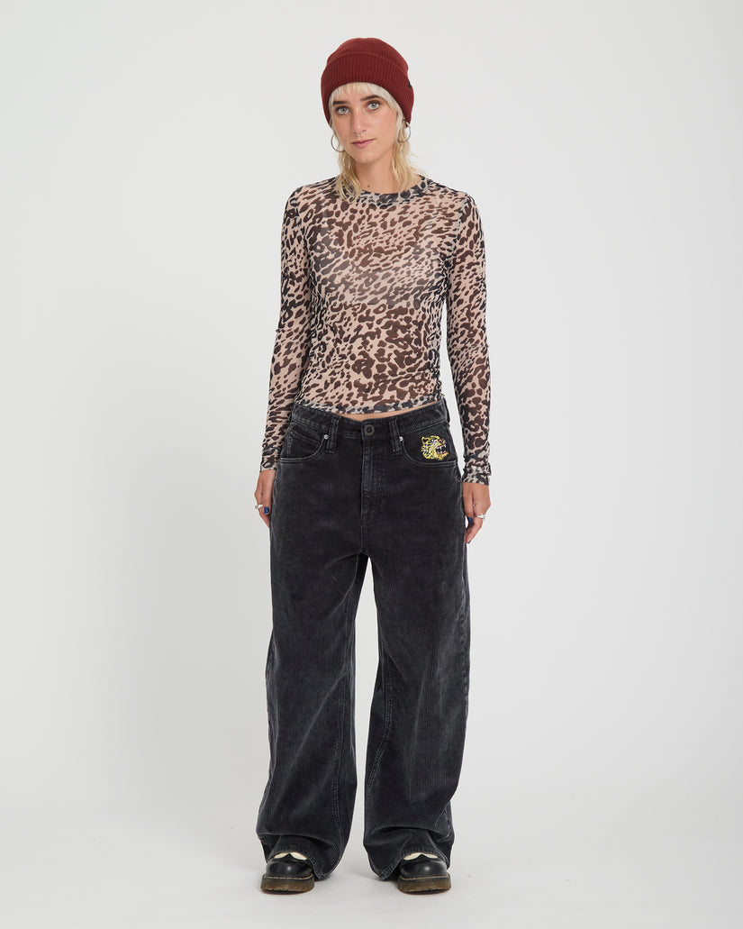 Tigardi Mesh Top - Animal Print