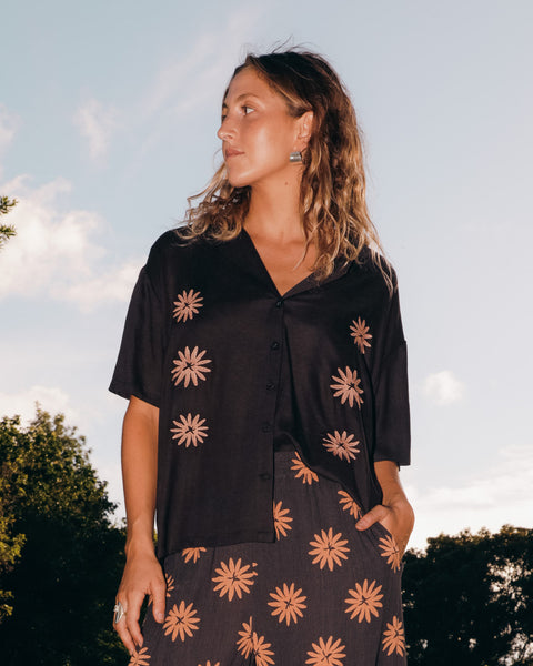 Midnite Ramble Shirt - Vintage Black - Women - Volcom EU – Volcom