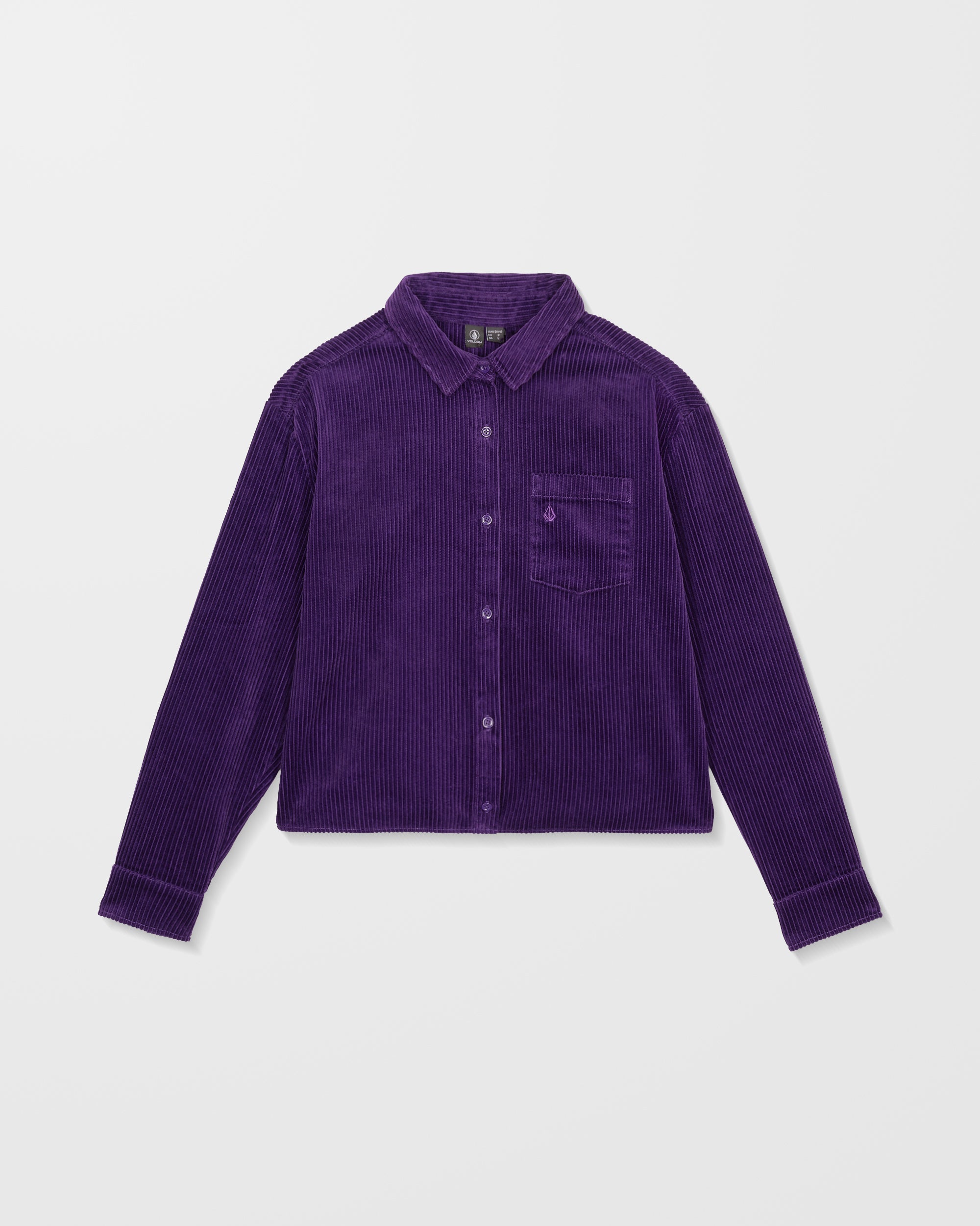 Weellow Corduroy Shirt - Acai - Women - Volcom EU – Volcom Europe