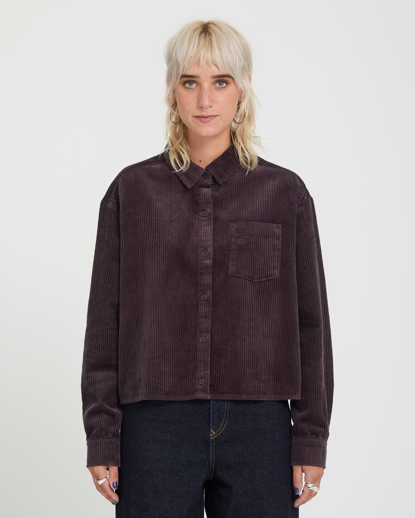 Weellow Corduroy Shirt - Raisin