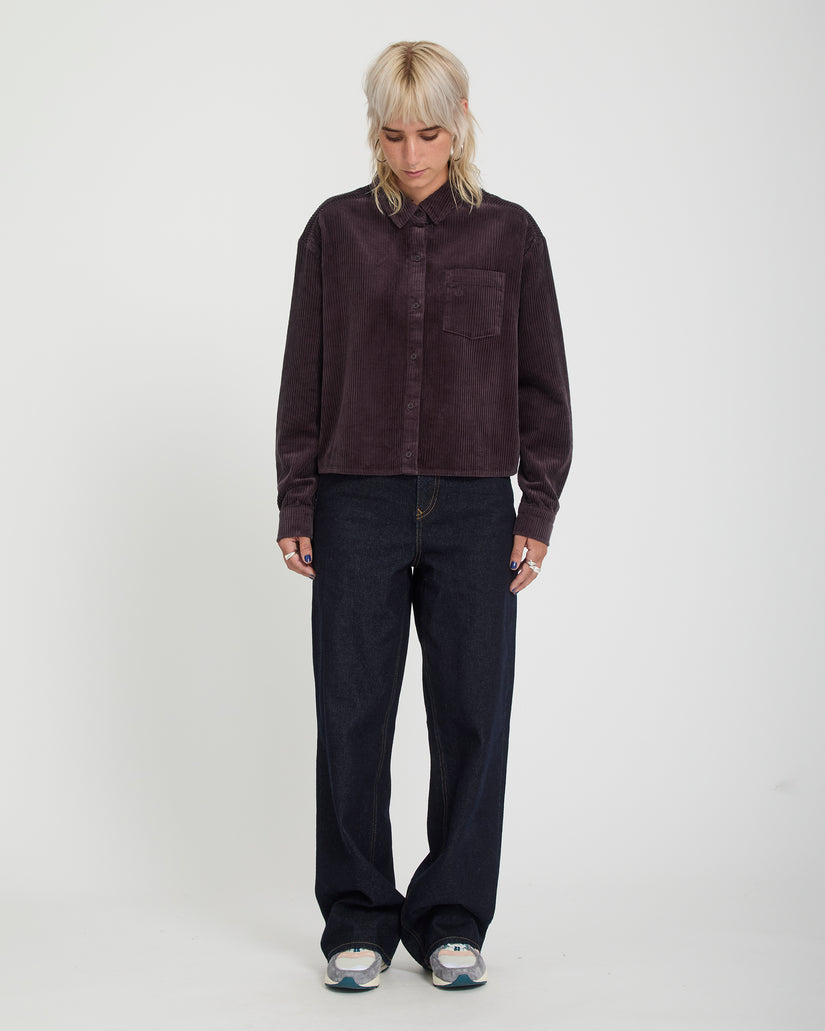 Weellow Corduroy Shirt - Raisin