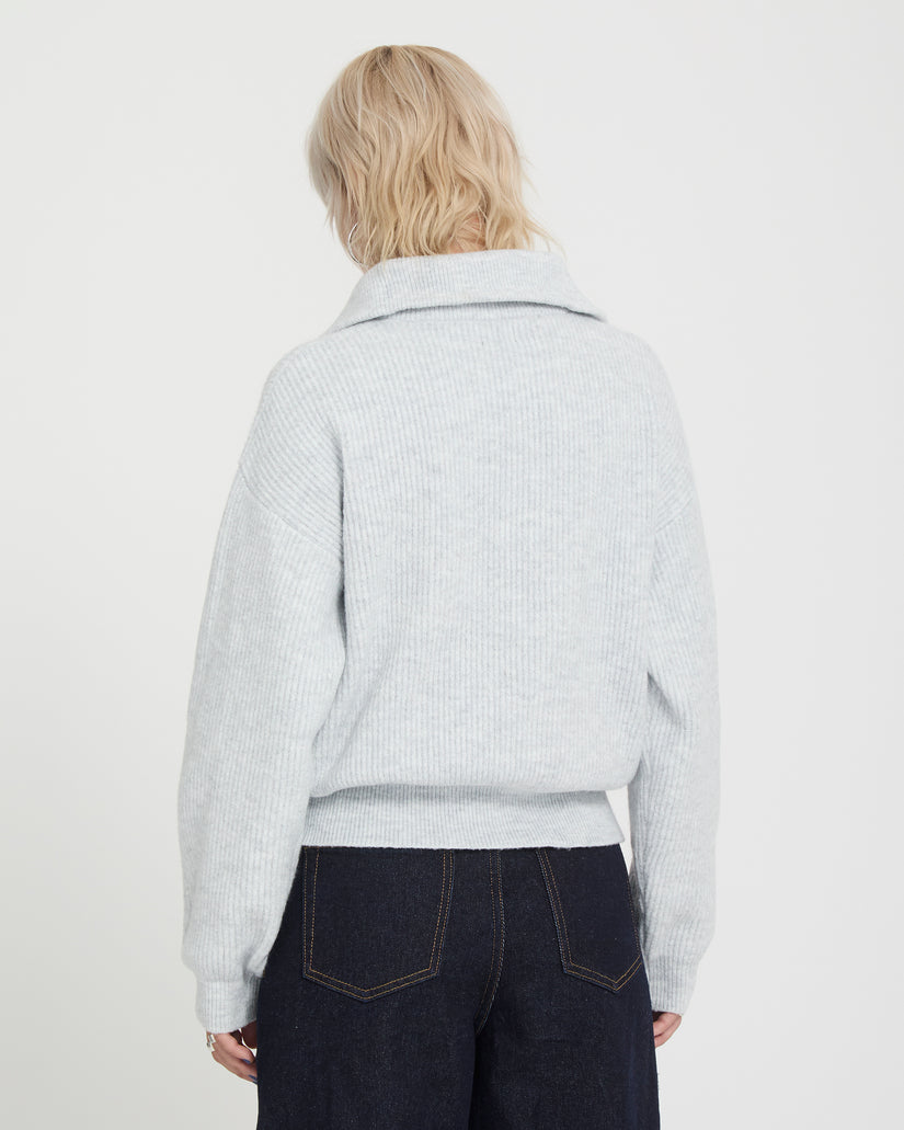 Voltrane Sweater - Bone Heather