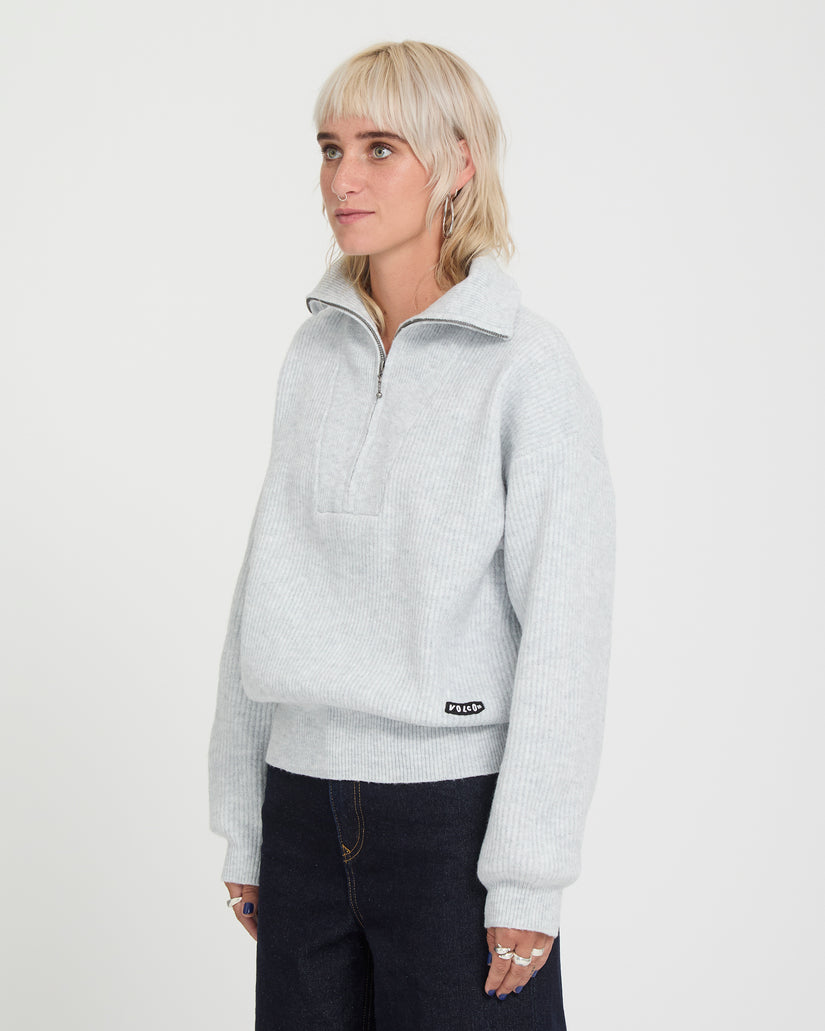 Voltrane Sweater - Bone Heather