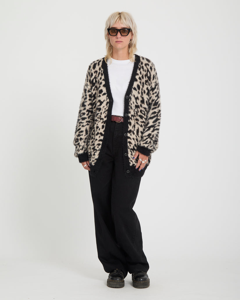 Tigardi Cardigan - Animal Print