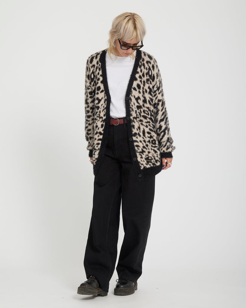 Tigardi Cardigan - Animal Print
