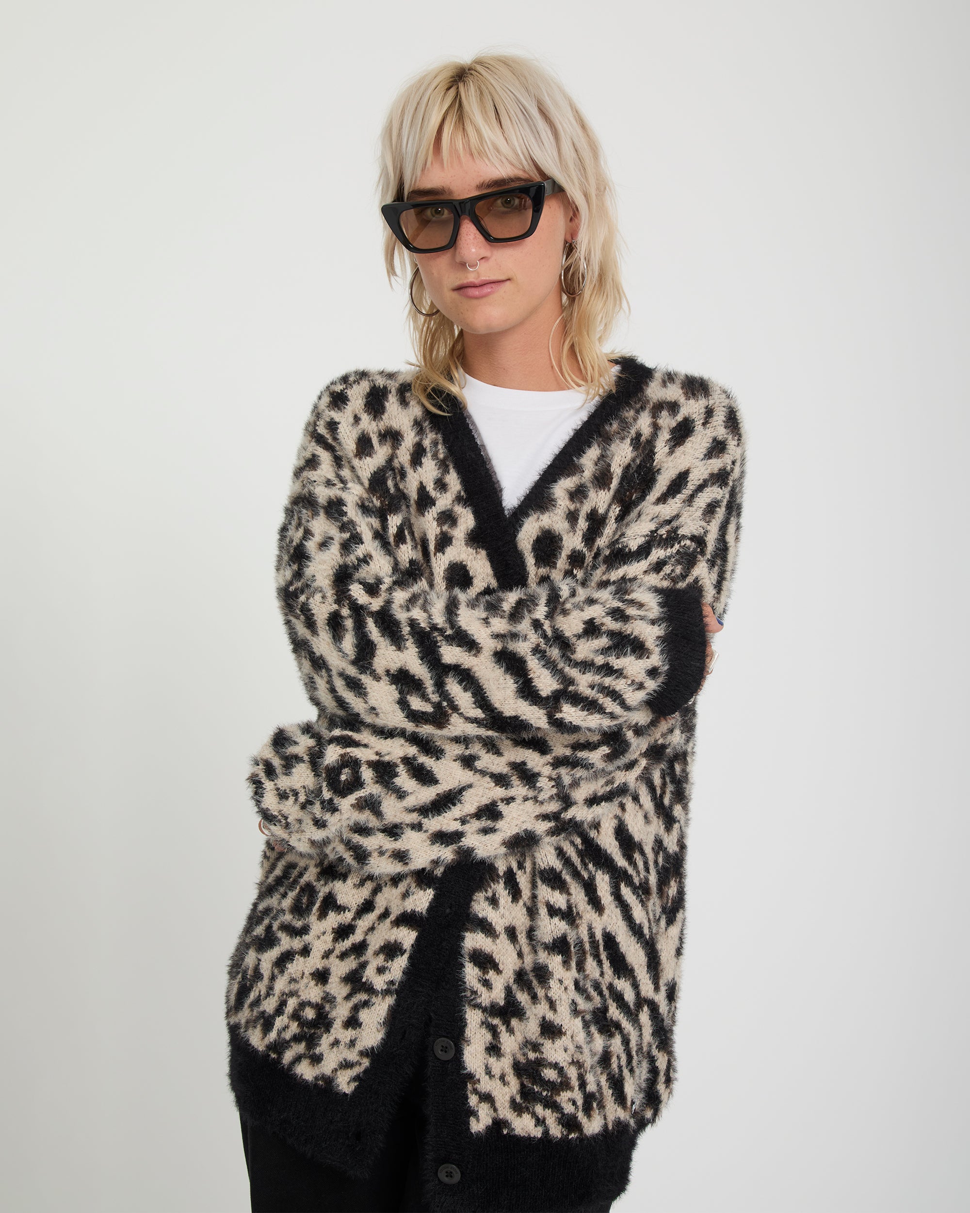 Tigardi Cardigan - Animal Print - Women - Volcom EU – Volcom Europe
