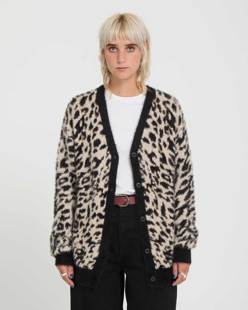 Tigardi Cardigan - Animal Print