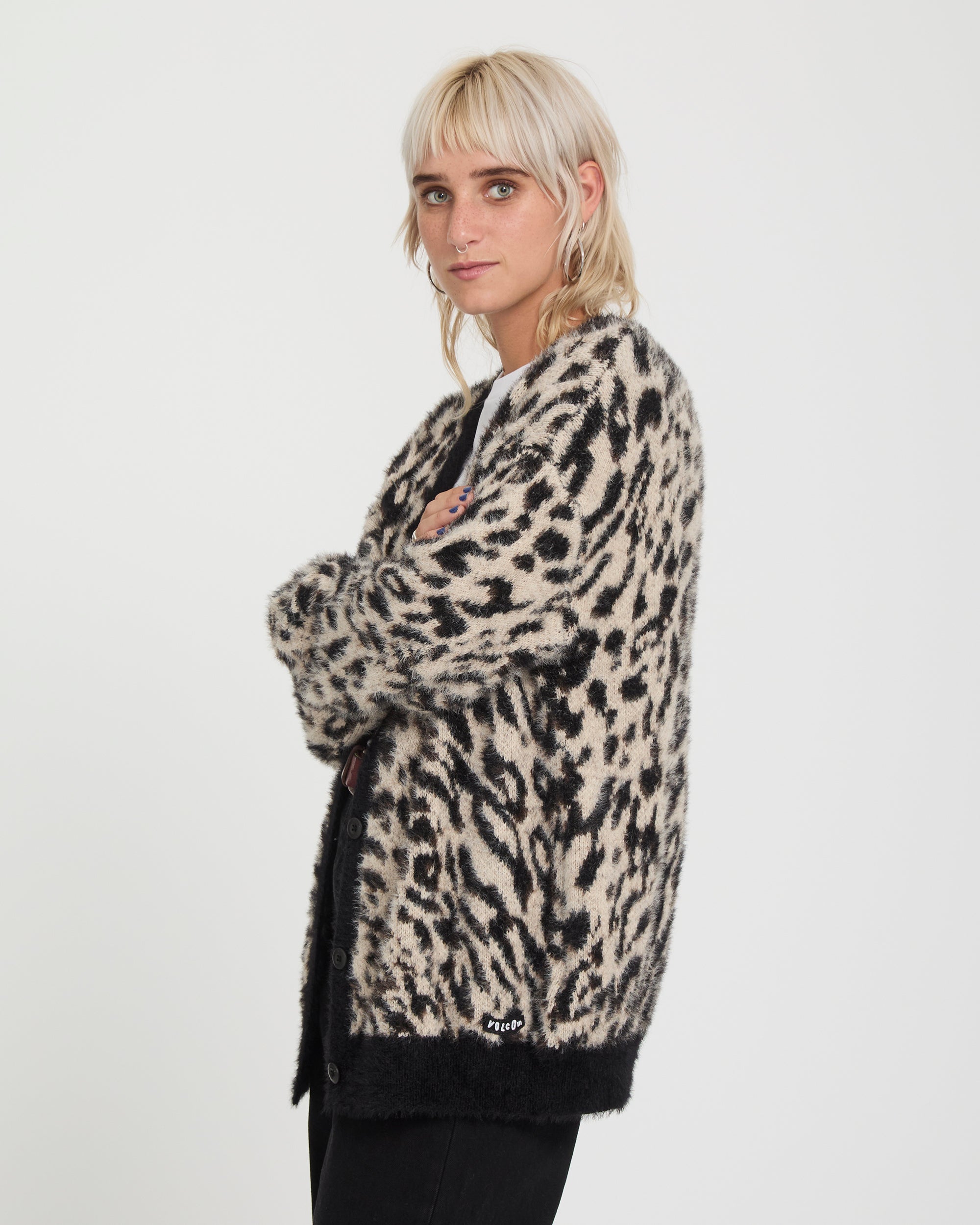 Tigardi Cardigan - Animal Print - Women - Volcom EU – Volcom Europe