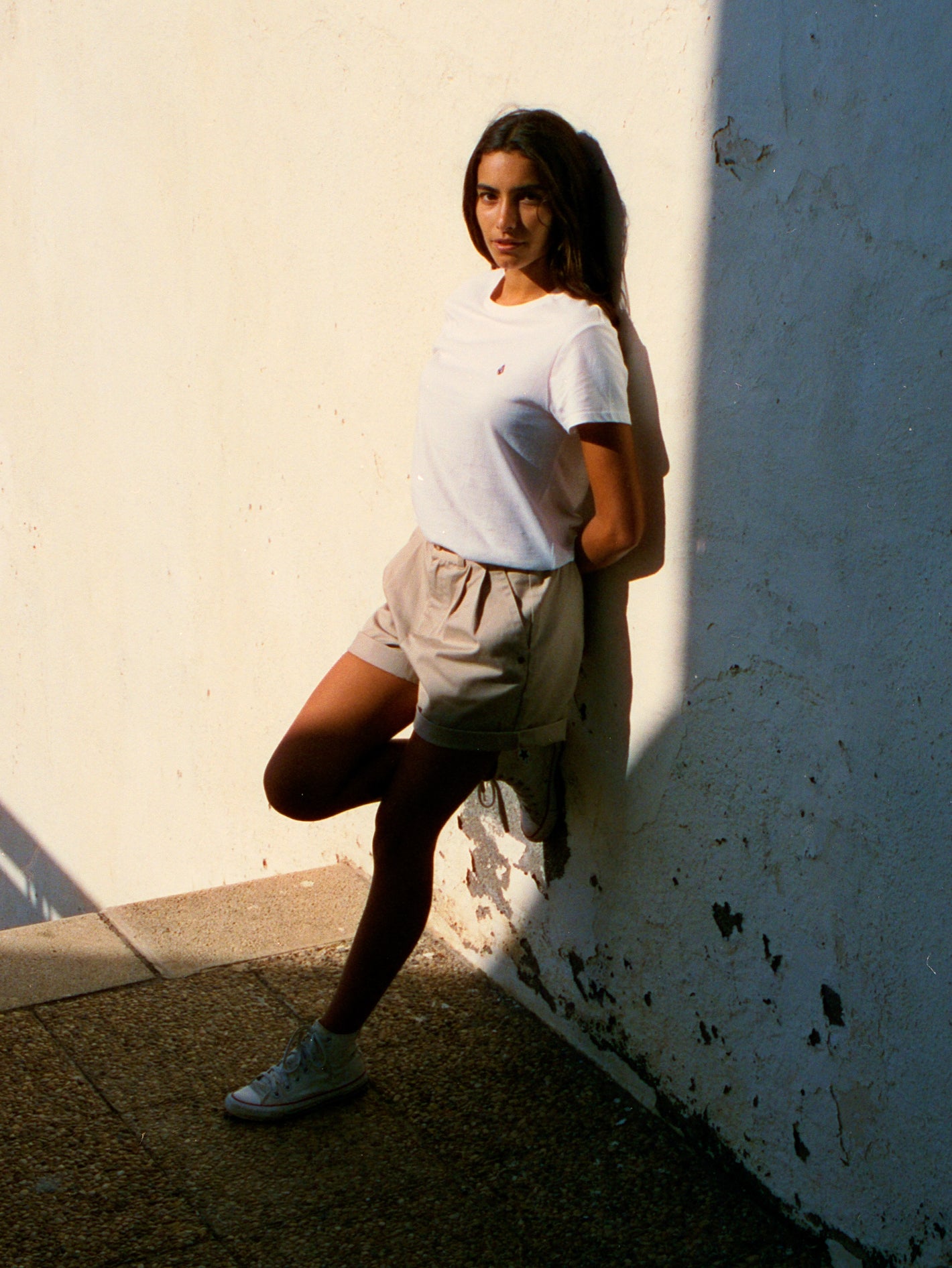 パンツ Eaphi FLUFFY SHORT PANTS beige Shorts Man SEVERE TWILL TECH CHINO BEIGE ROPE