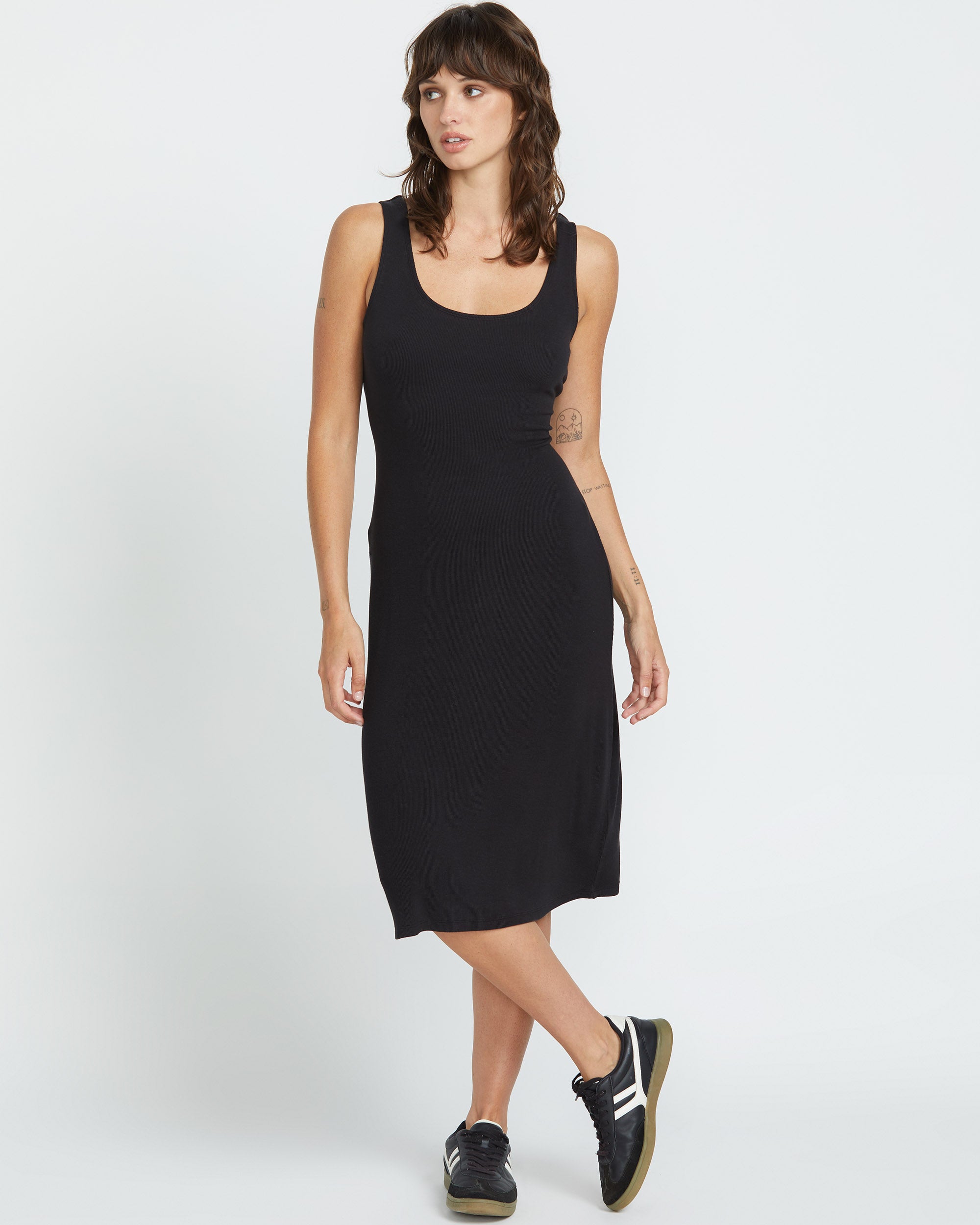 Rizzled Dress - BLACK