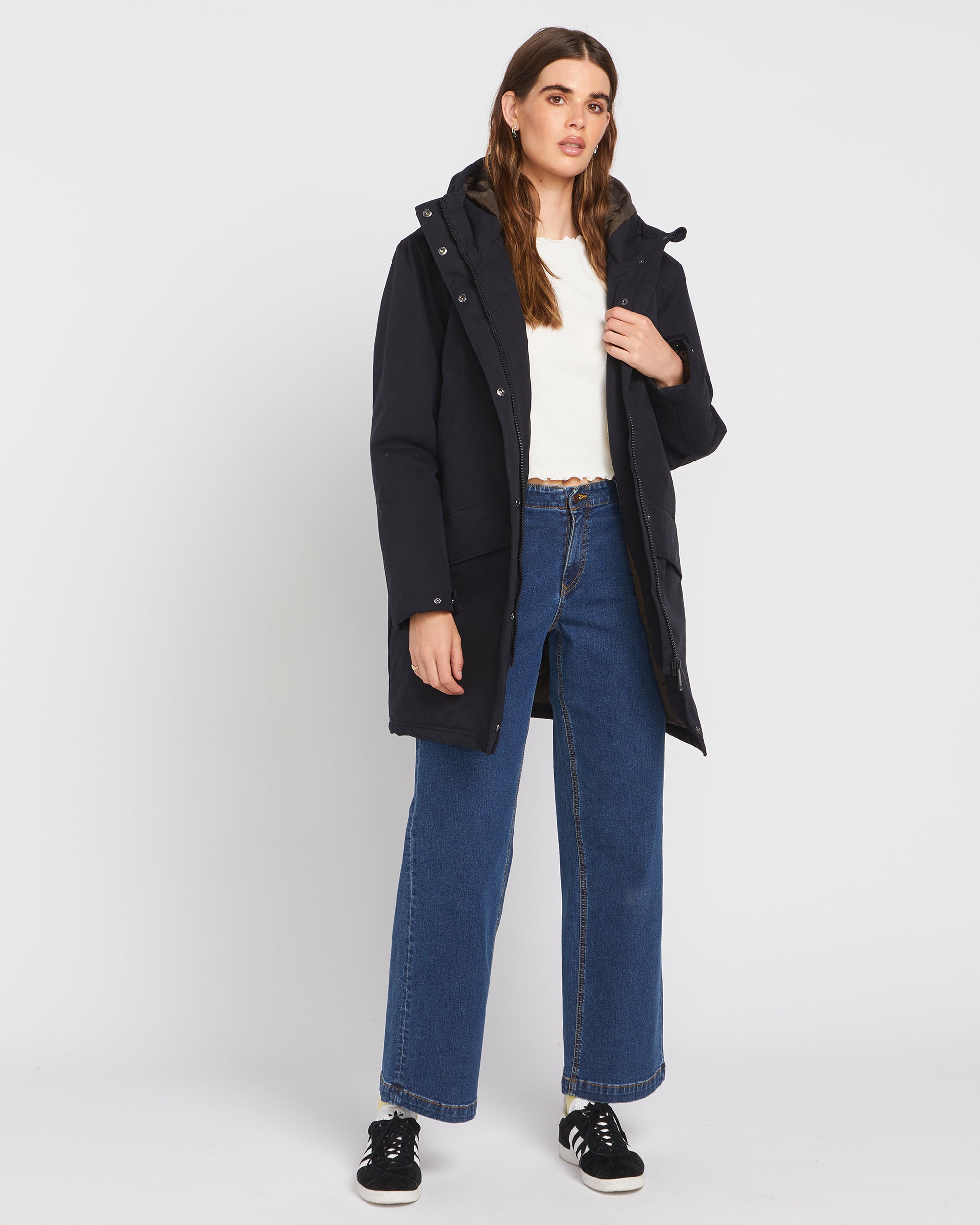 Somestone 10K Parka - Black - Women - Volcom EU – Volcom Europe