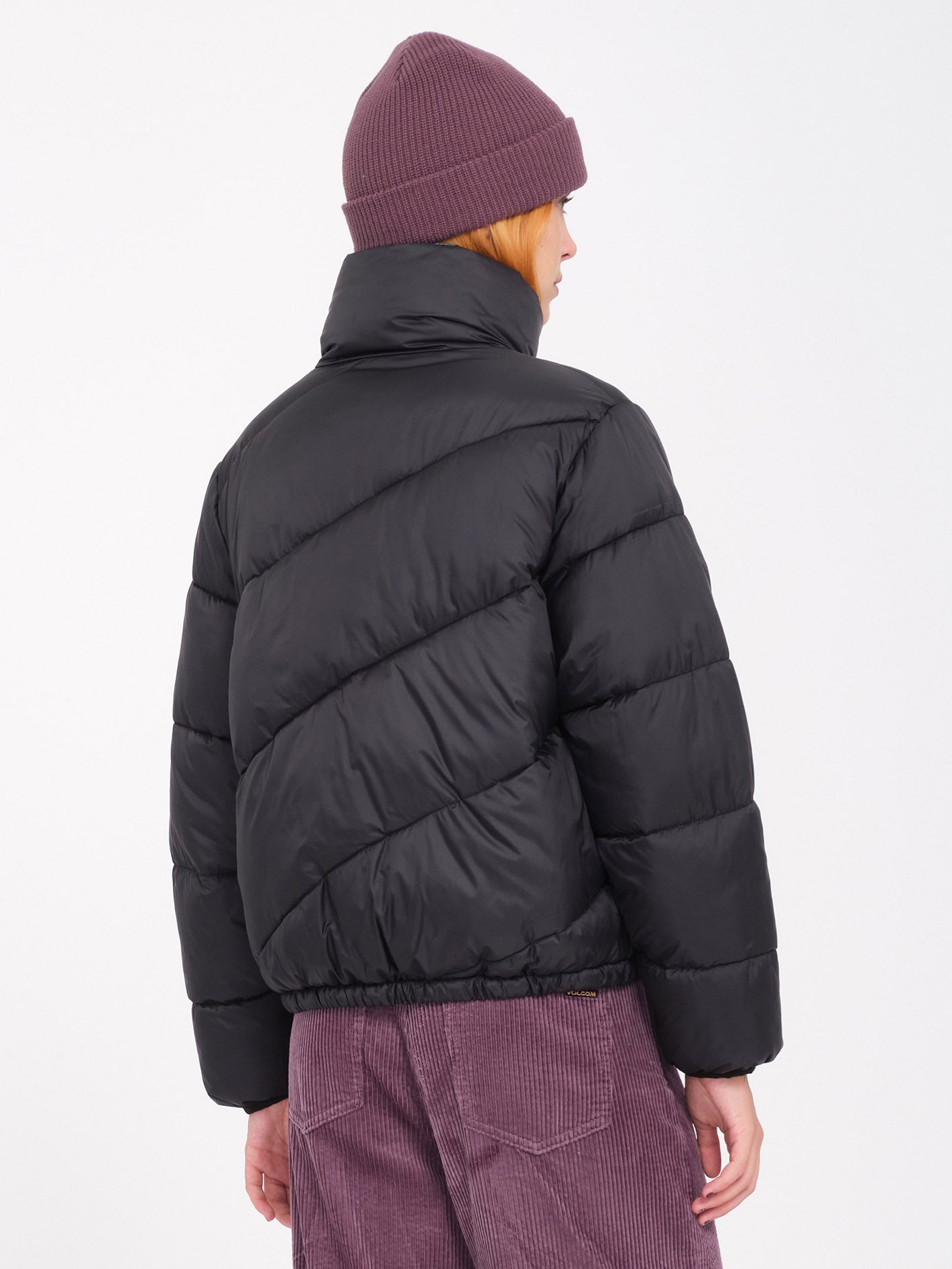 Stone Sense Puff Jacket (Reversible) - Black - Women