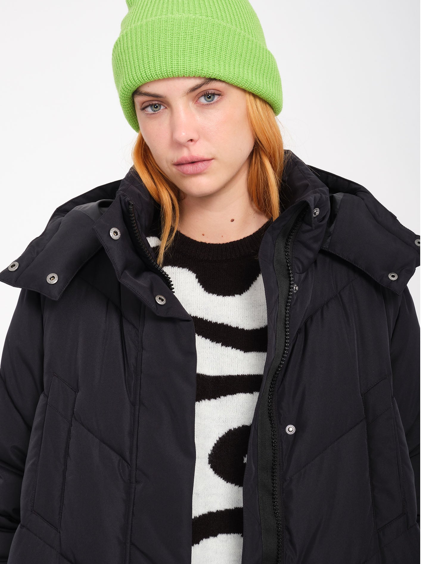 Alldaylong Puff Jacket - Black - Women - Volcom Europe