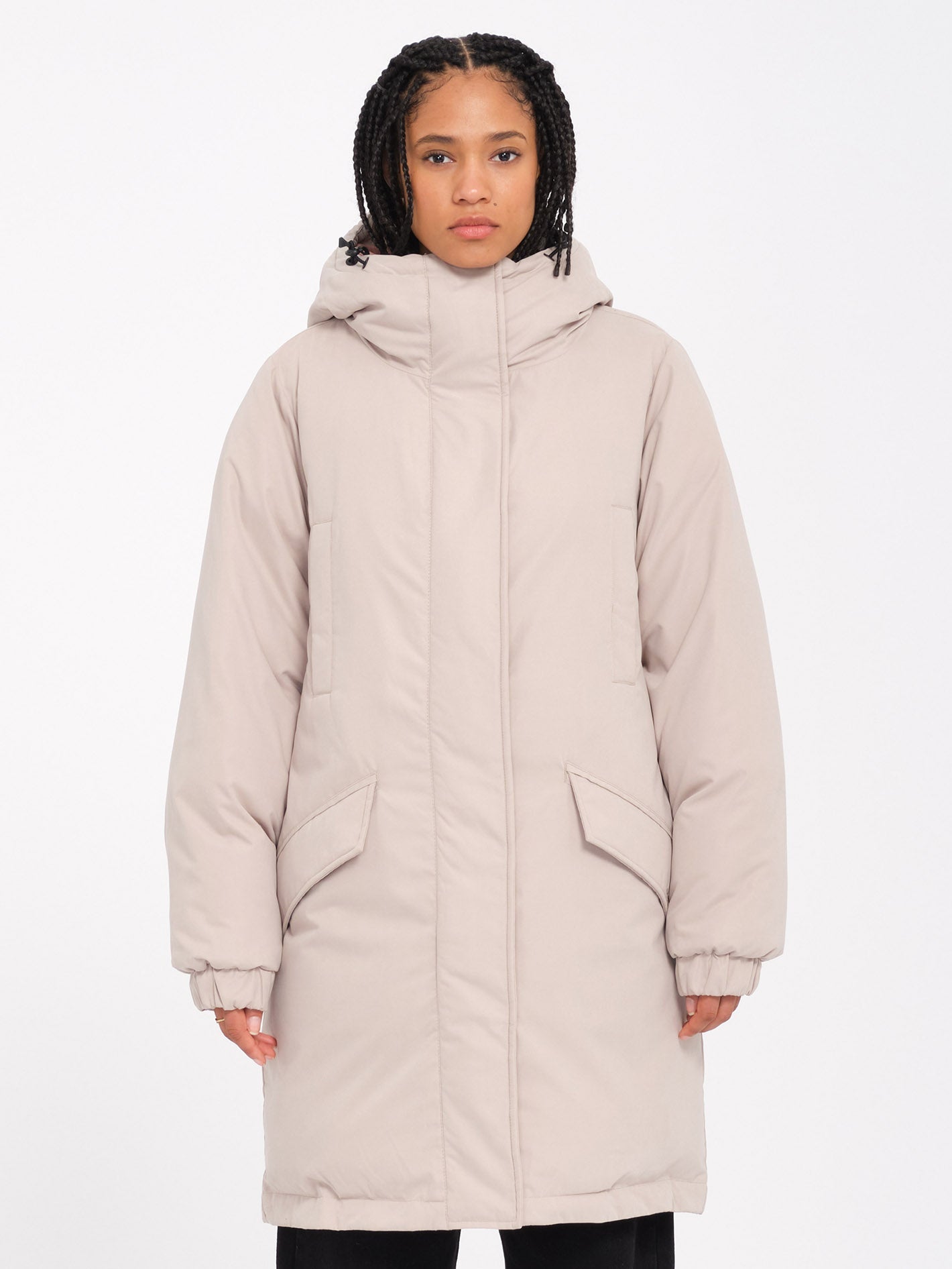 Sleepi Puff Up Parka Light Khaki Women Volcom Europe