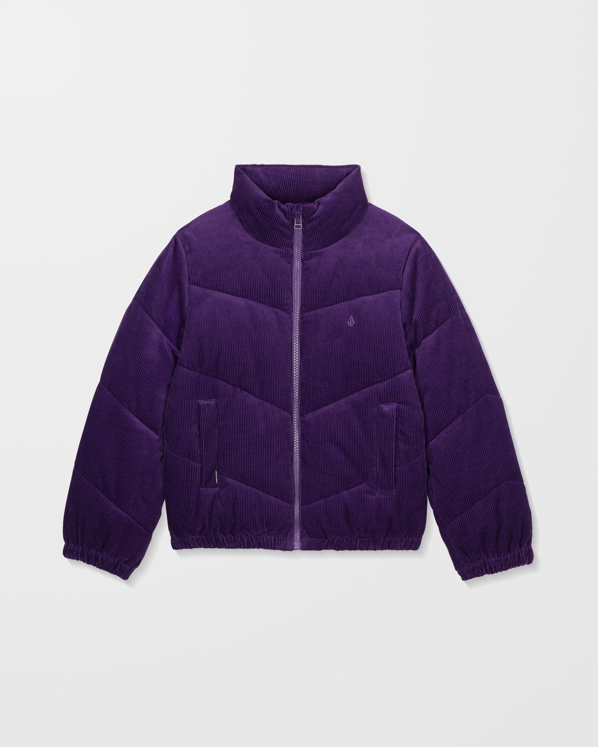 Cord'N Stone Puff Jacket - Acai - Women - Volcom EU – Volcom Europe