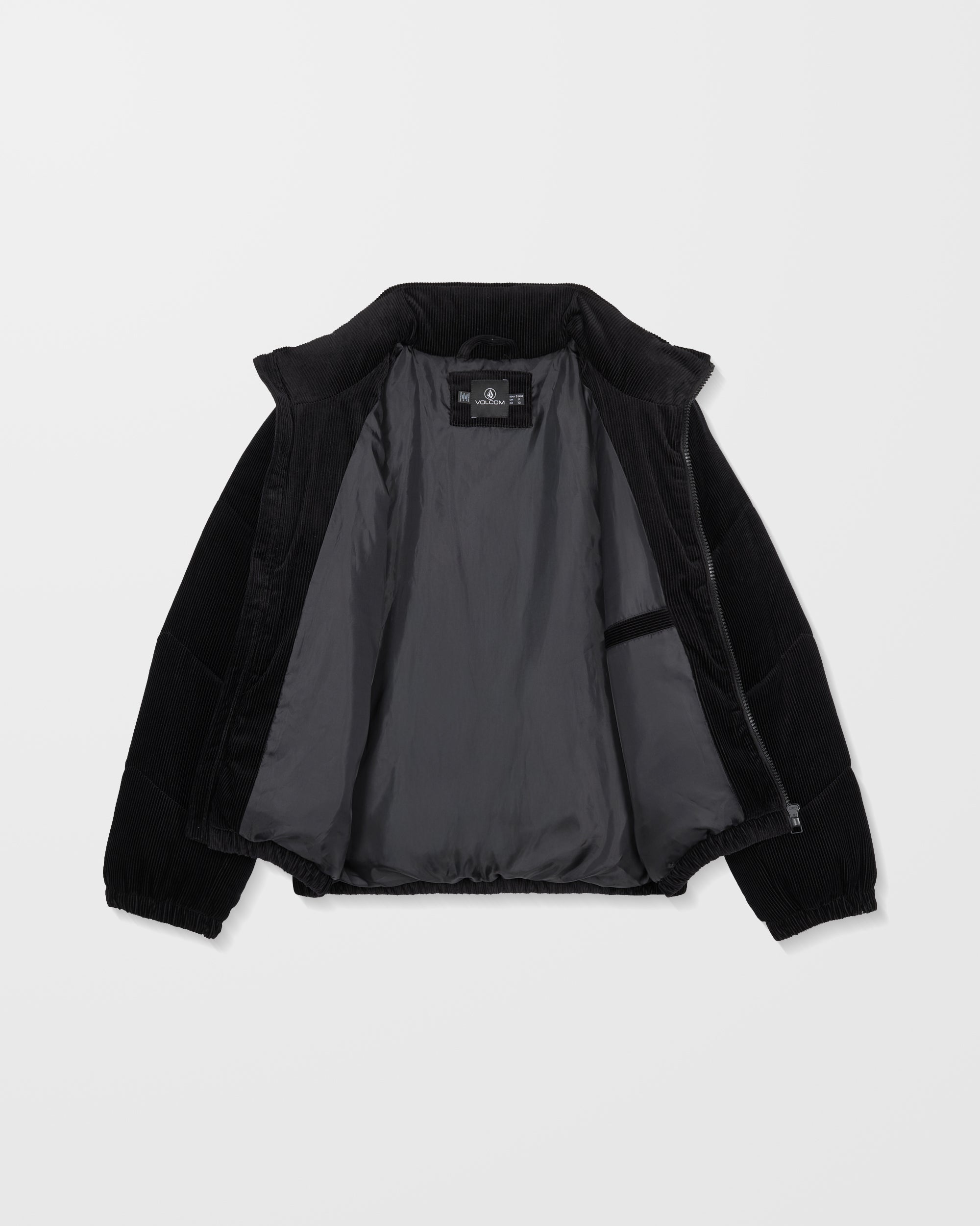 Cord'N Stone Puff Jacket - Black - Women - Volcom EU – Volcom Europe
