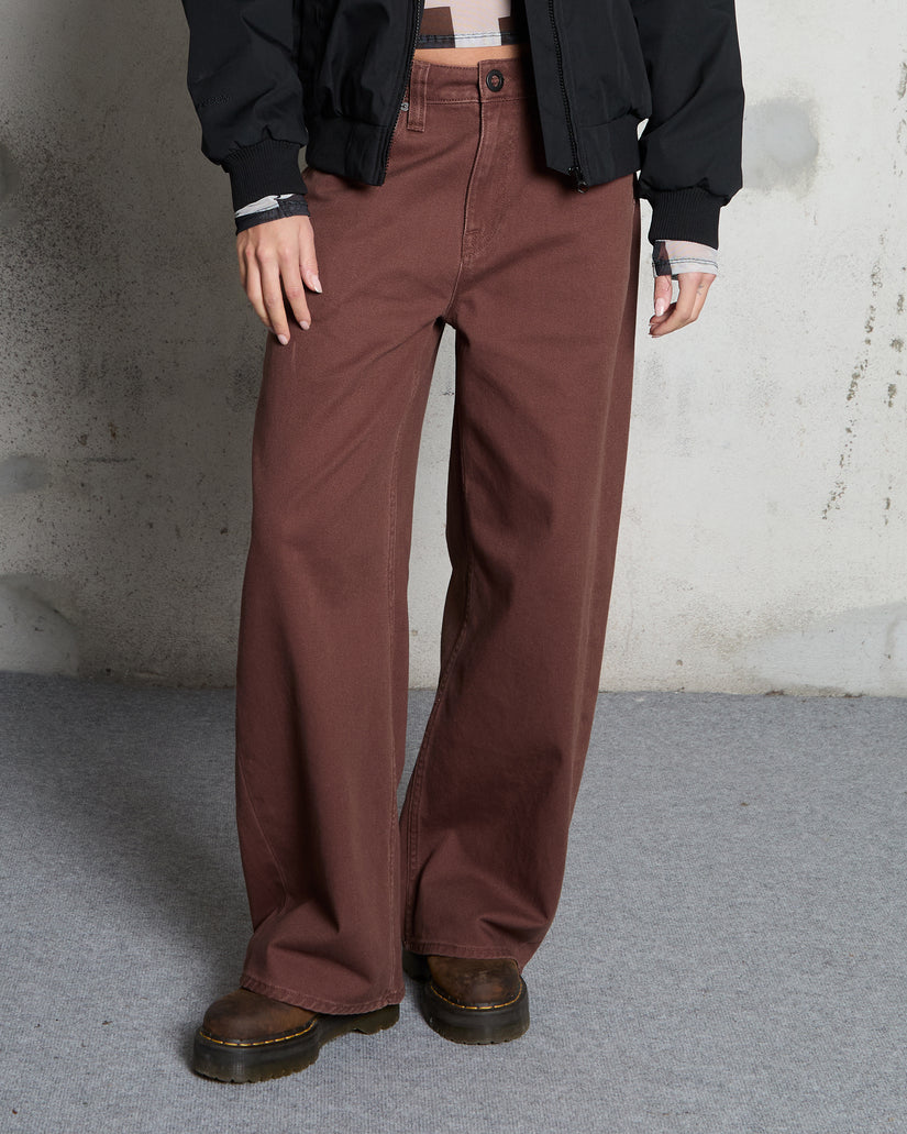 Beeggy Jeans - Tobacco Brown - Women
