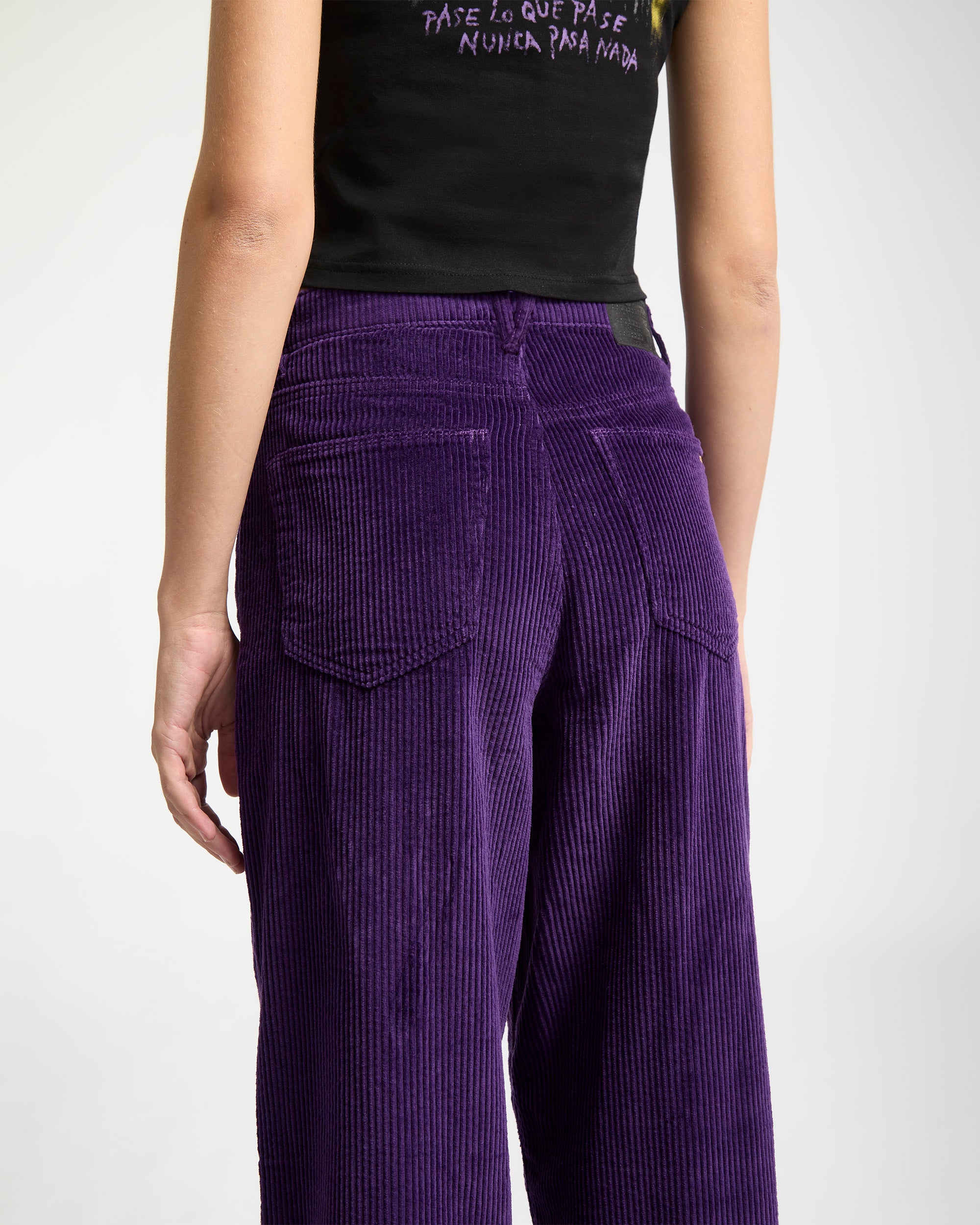 Weellow II Corduroy Trousers - Acai - Women - Volcom EU – Volcom