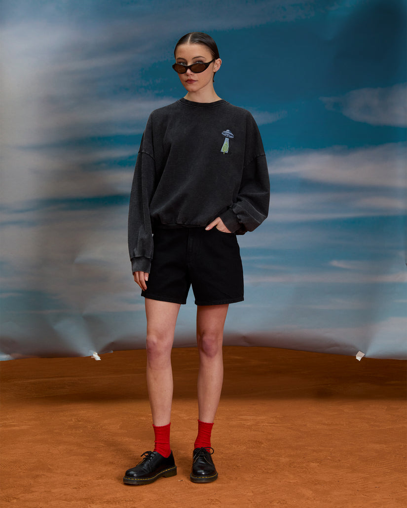 Stoned Boyfriend Short - Black