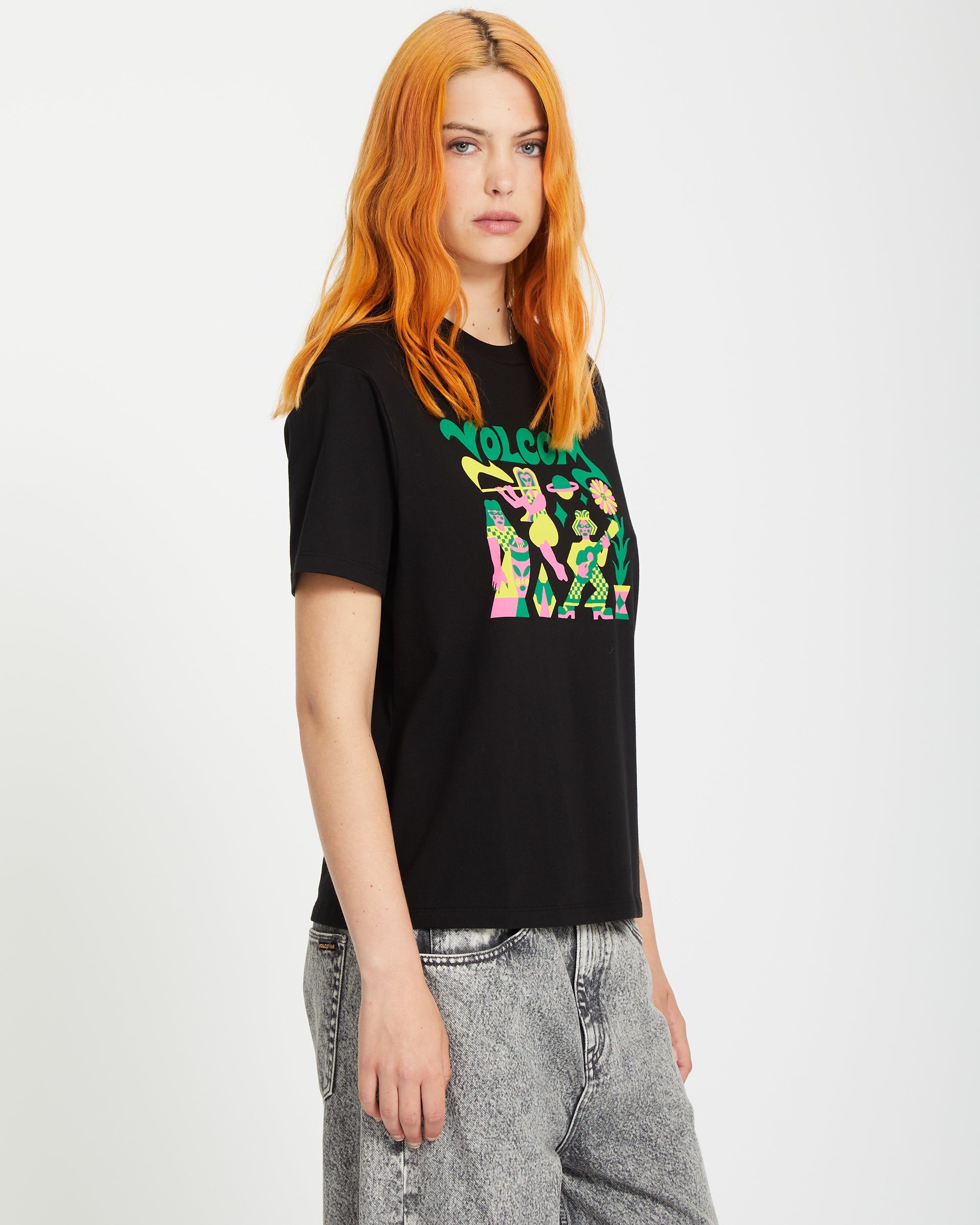 Radical Daze Up T-shirt - BLACK - Women - Volcom EU – Volcom Europe