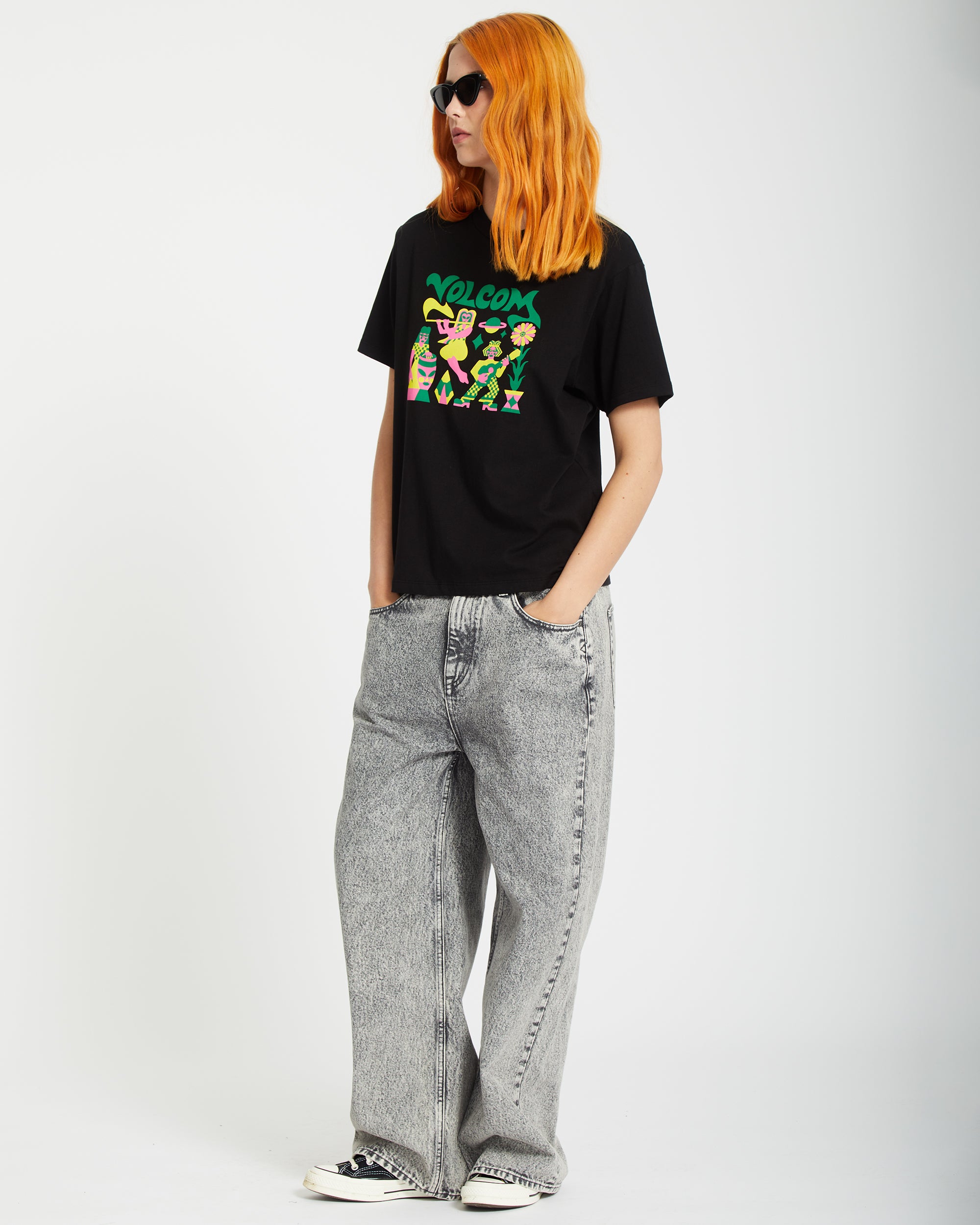 Radical Daze Up T-shirt - BLACK - Women - Volcom EU – Volcom Europe