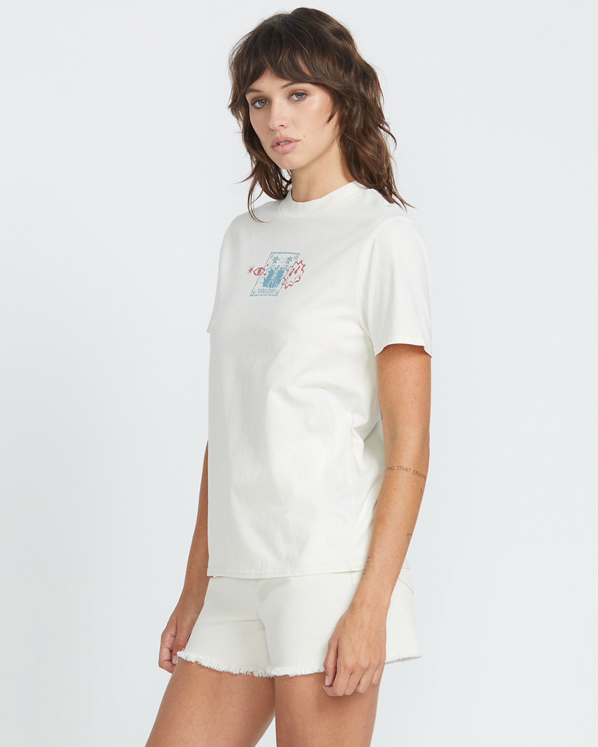 Filip Rygalski T-shirt - BONE - Women - Volcom EU – Volcom Europe