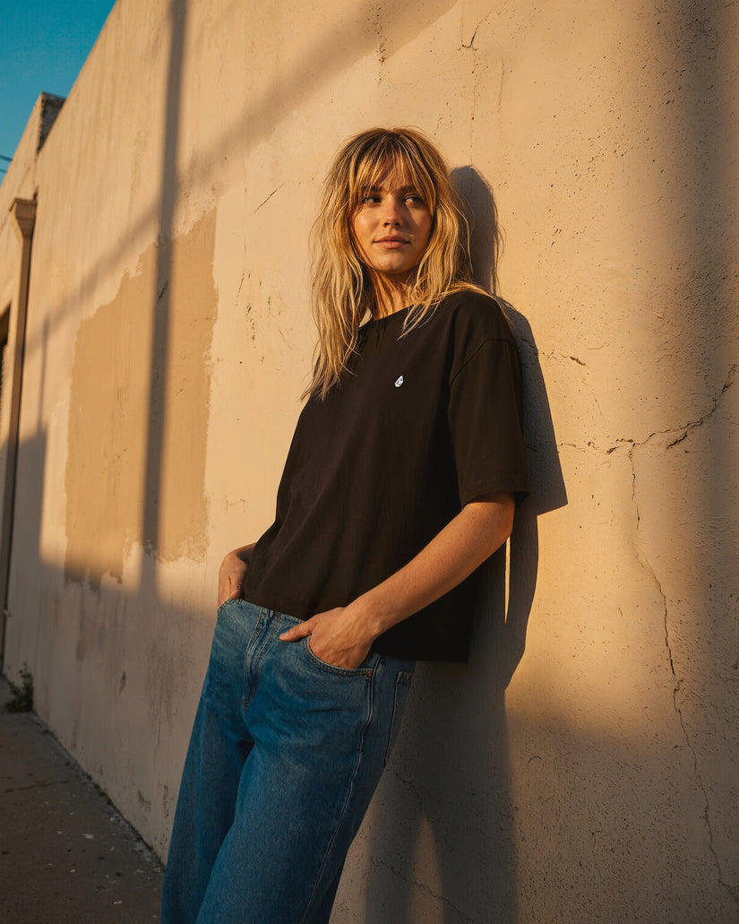 Stone Blanks Up T-Shirt - Black