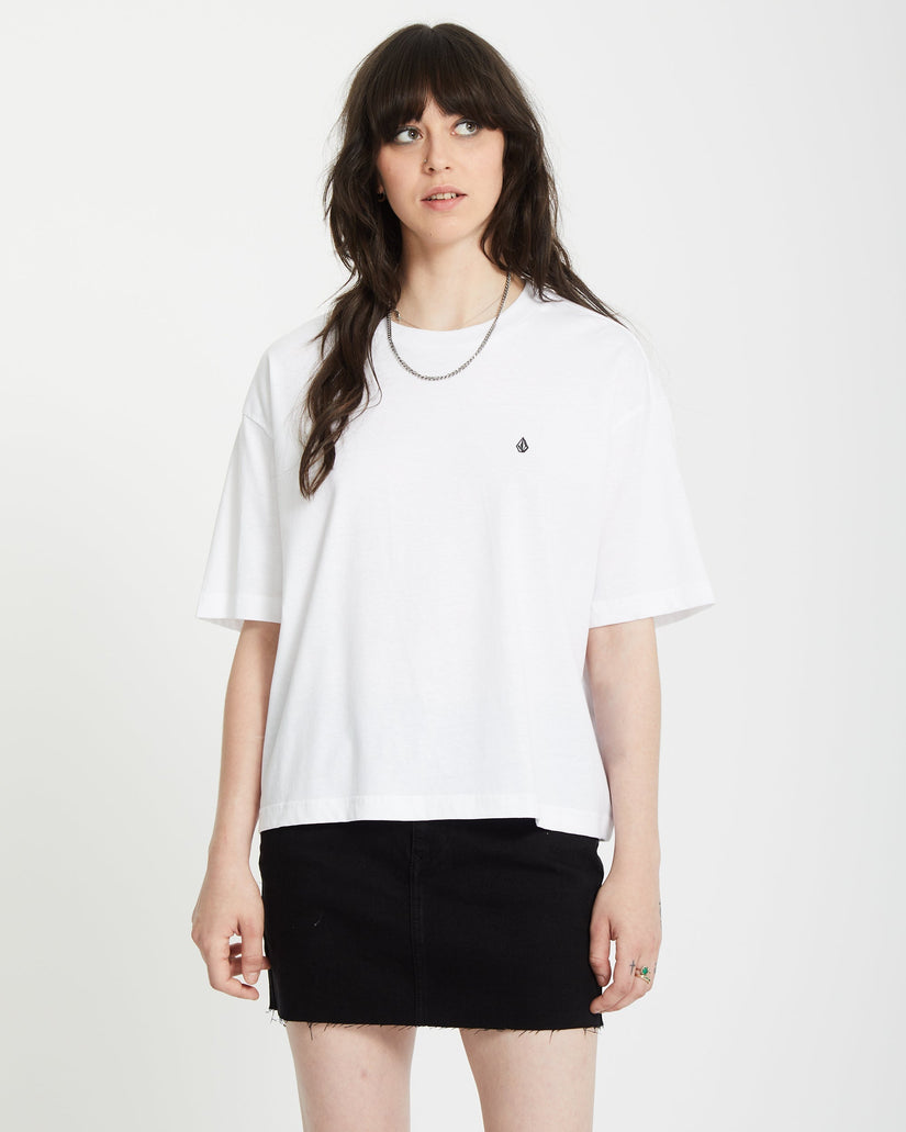 Stone Blanks Up T-Shirt - White