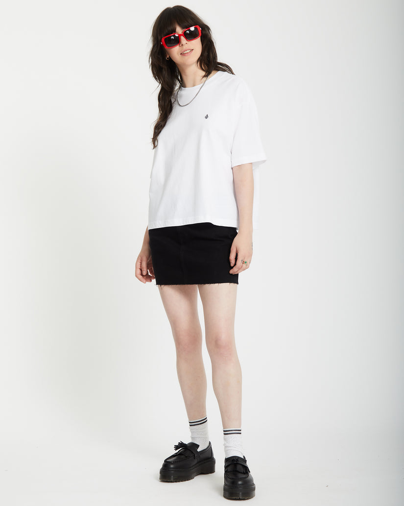 Stone Blanks Up T-Shirt - White