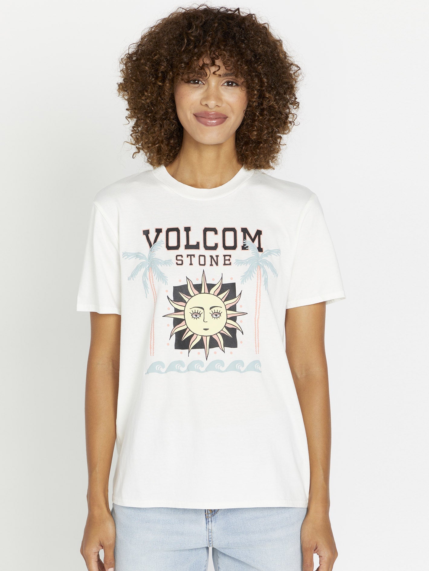 Lock It Up T-Shirt - Star White - Women - Volcom EU – Volcom Europe