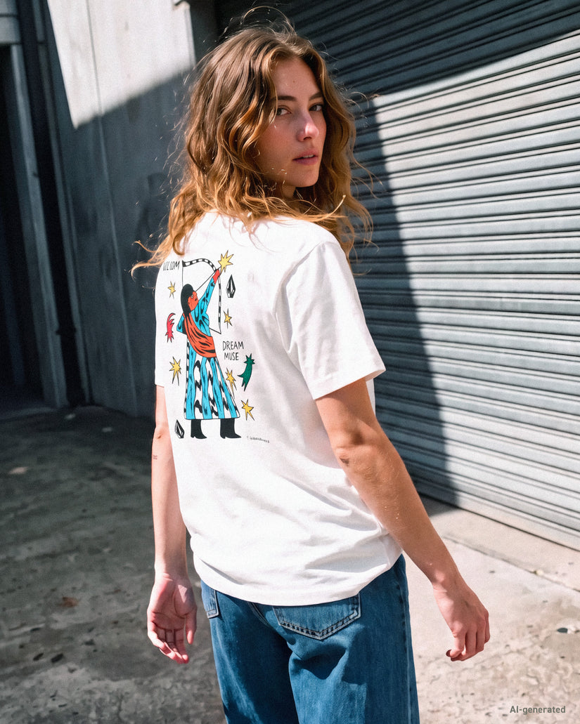 Radical Daze Up T-Shirt - Off White